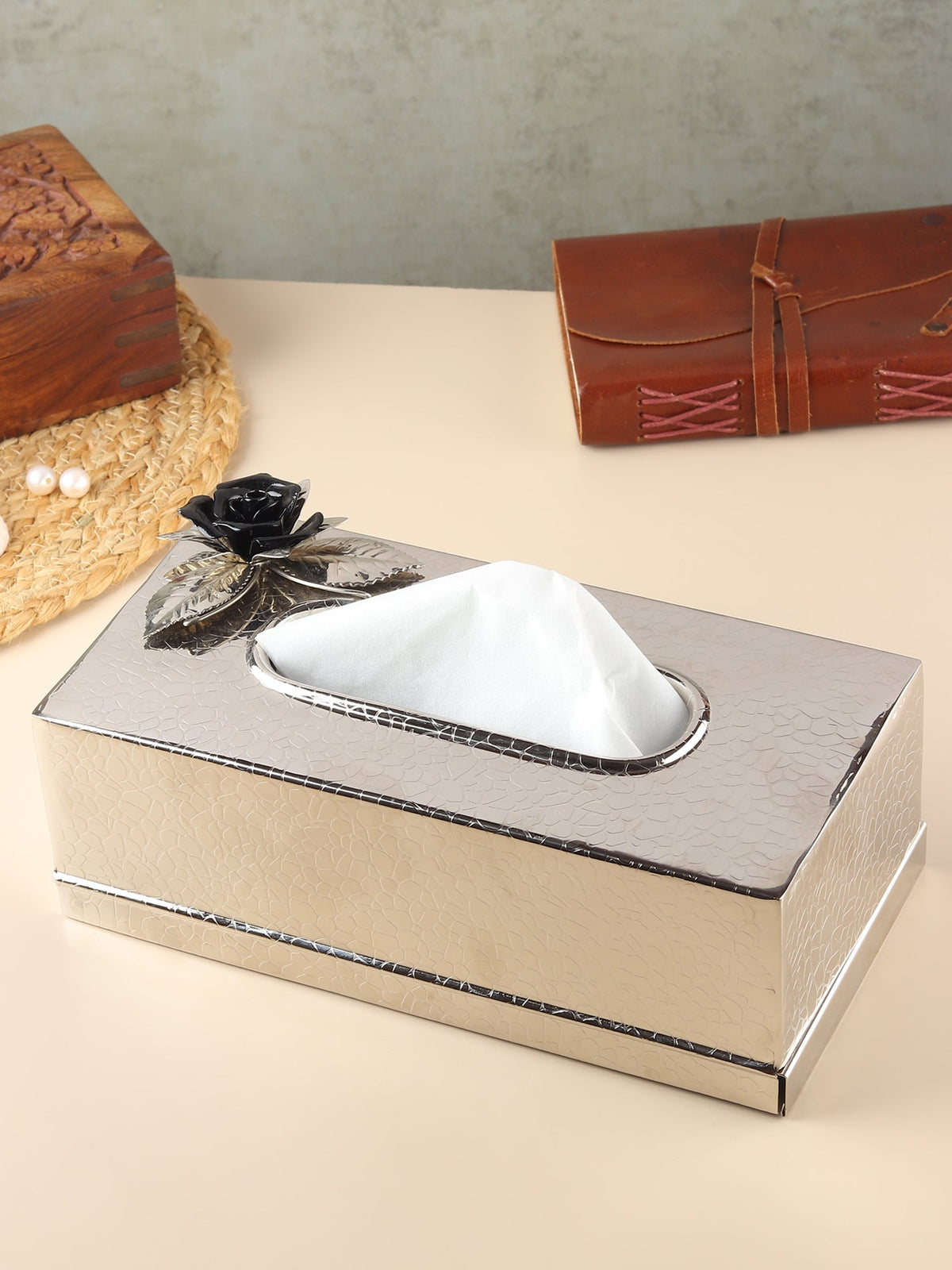 Petal Eclat Pink Tissue Holder Ouch Cart