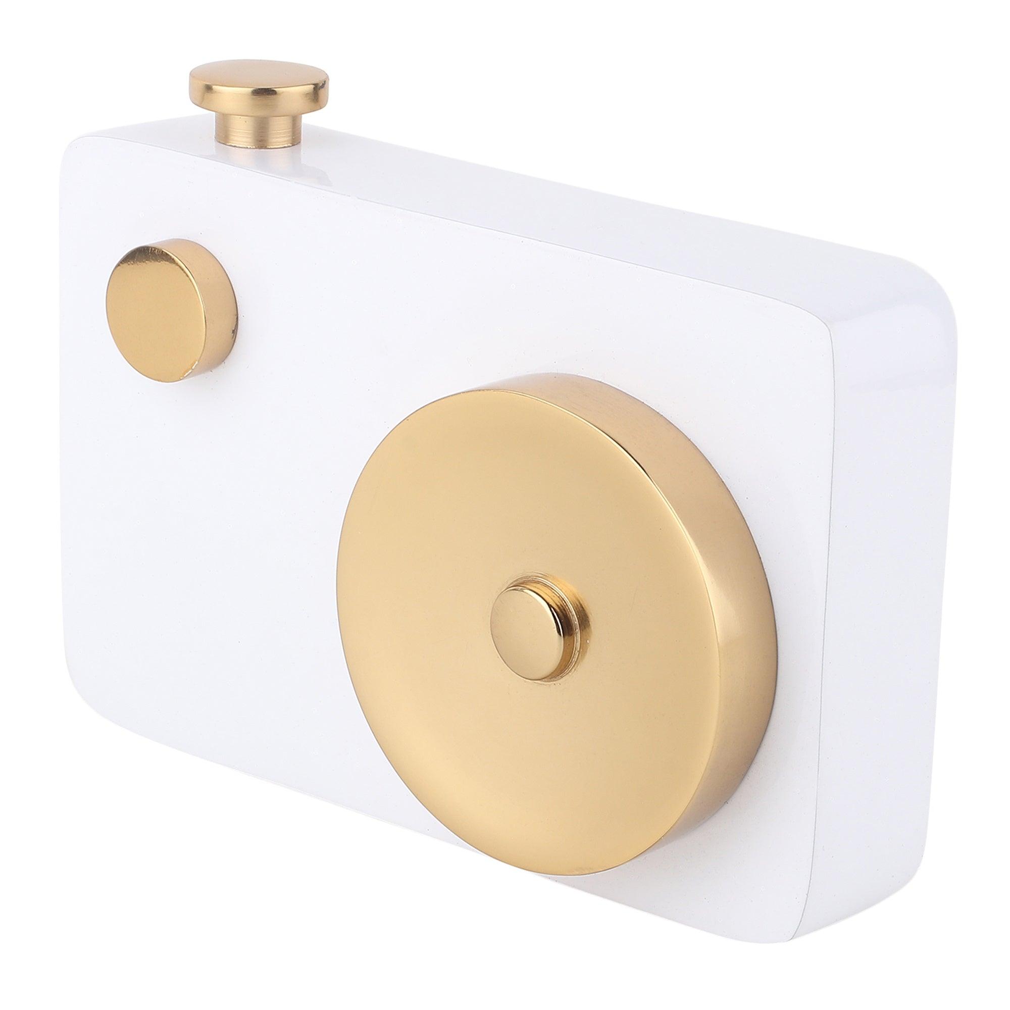 Vintage Shutter Charm In Gold - Ouch Cart