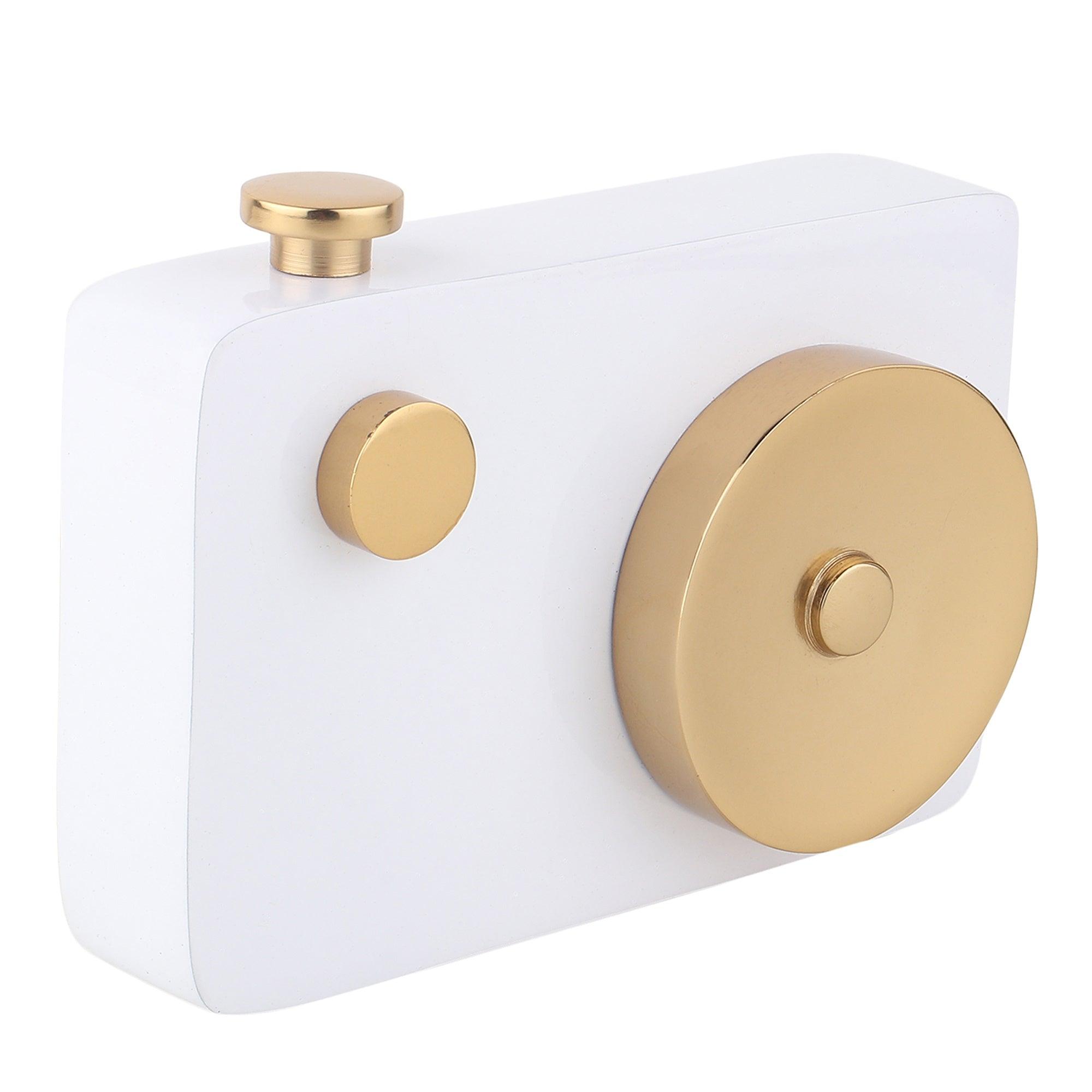 Vintage Shutter Charm In Gold - Ouch Cart