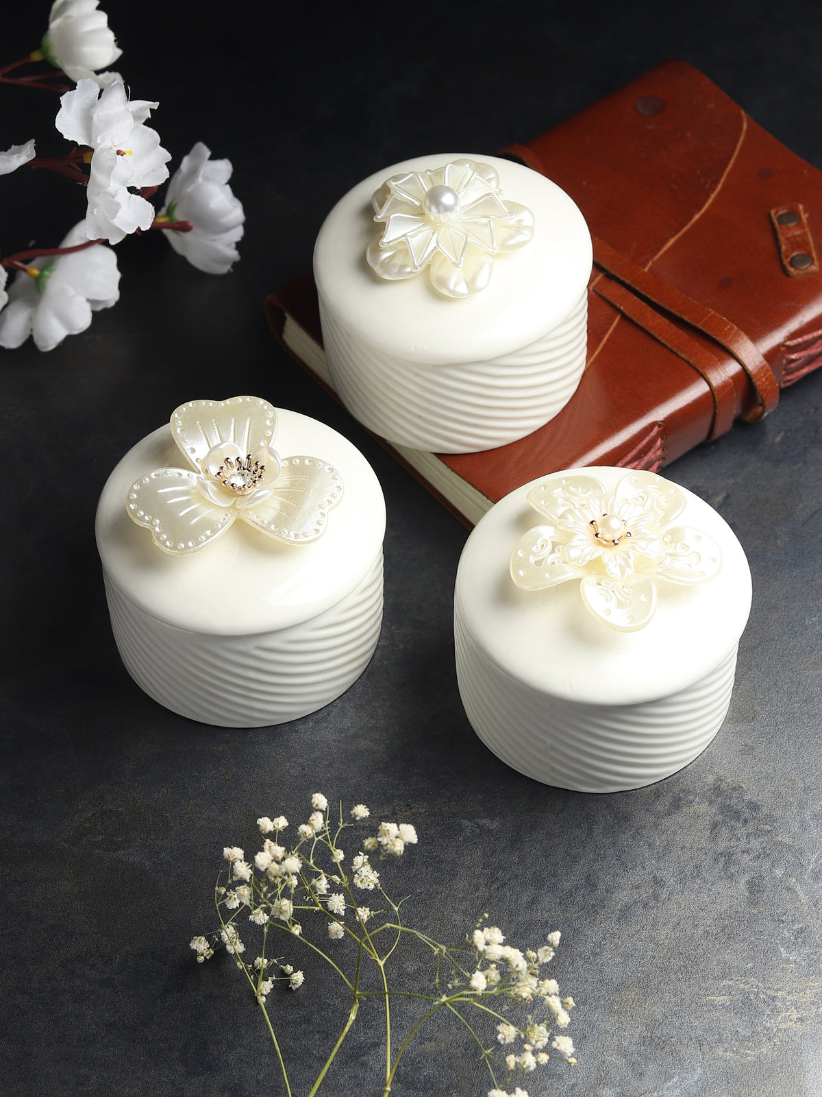 Florette Porcelain Box Set - Ouchcart
