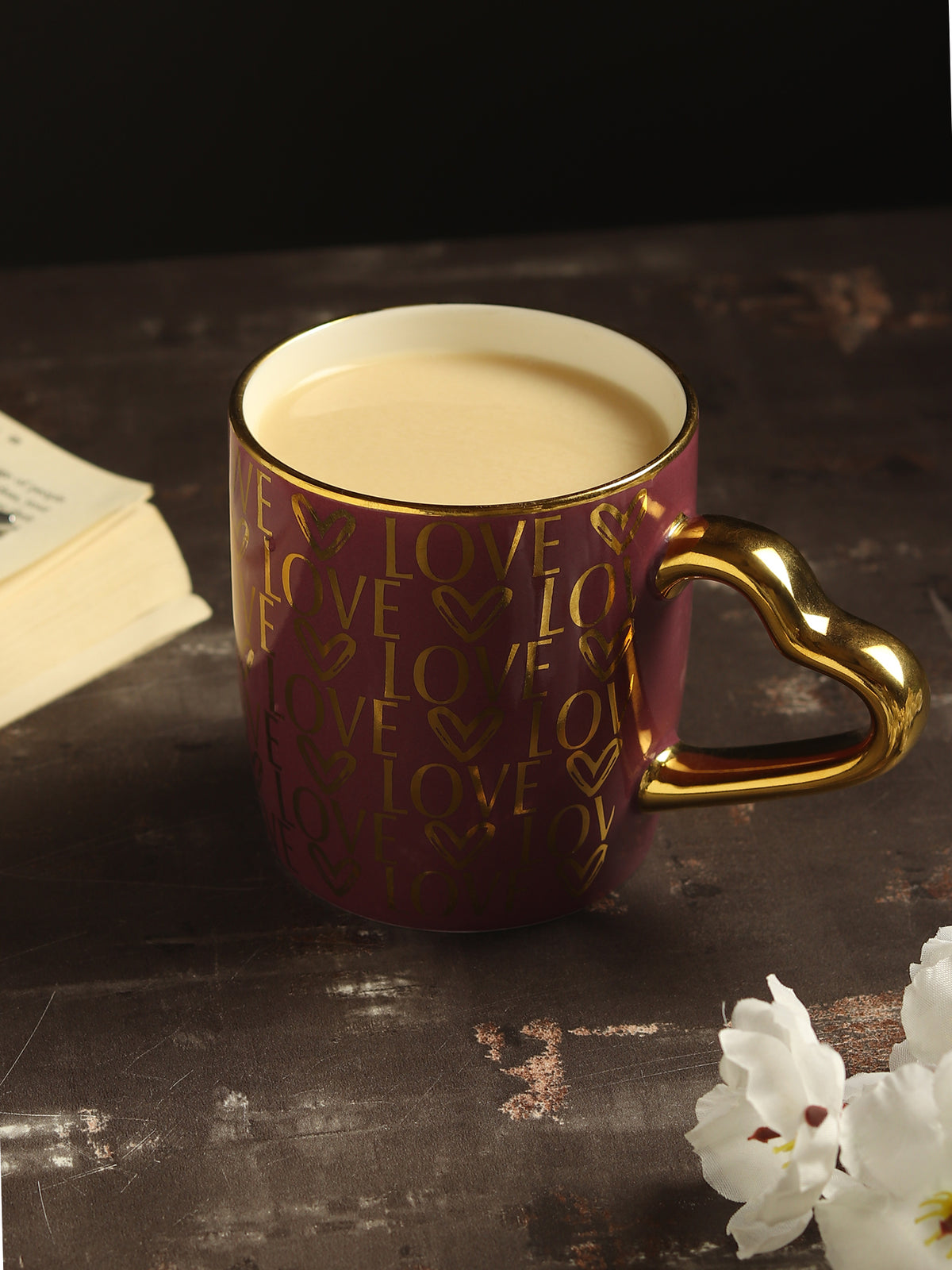 Love Notes Mug Purple - Ouchcart