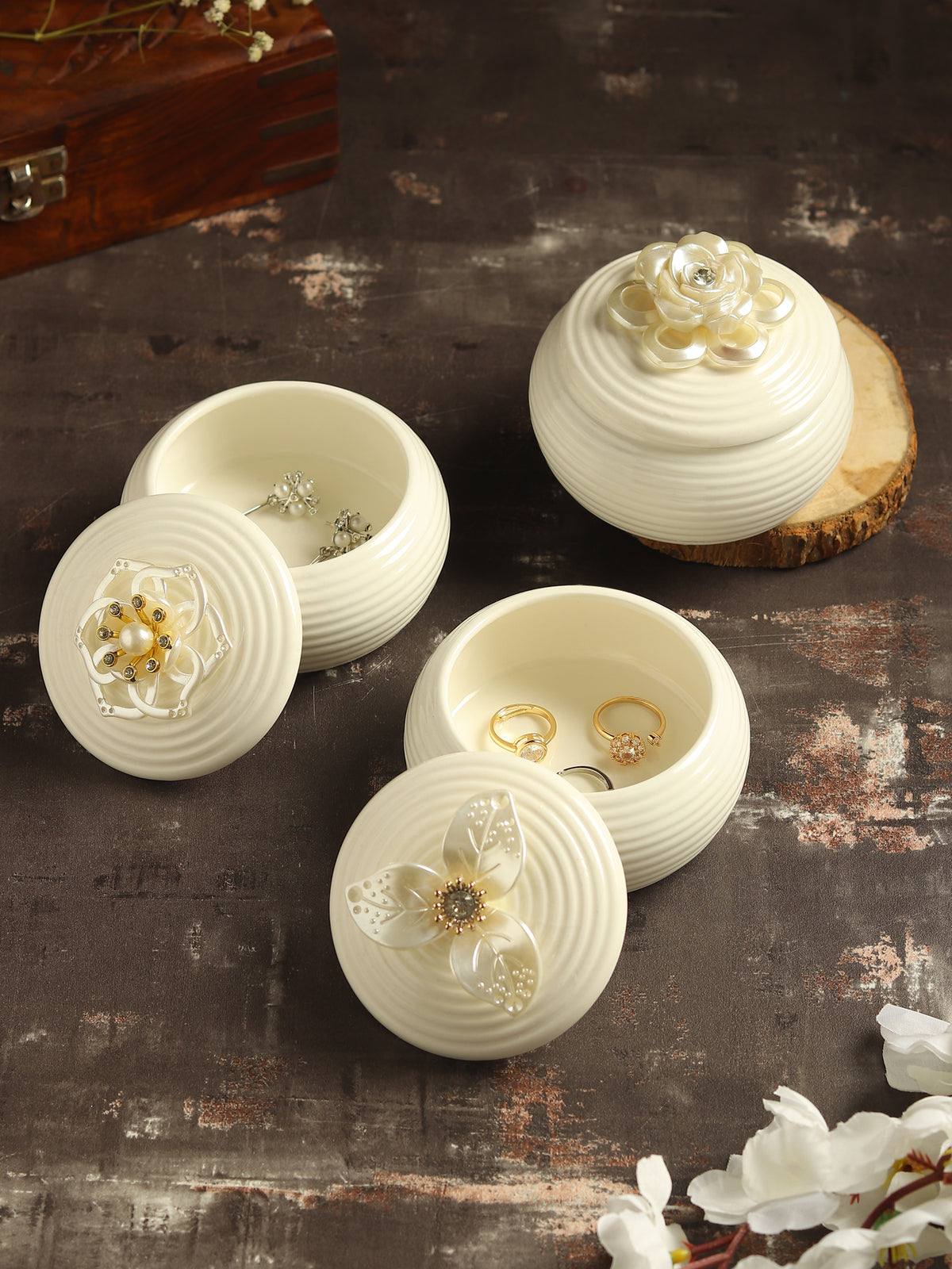 Botanique Porcelain Box Set - Ouchcart