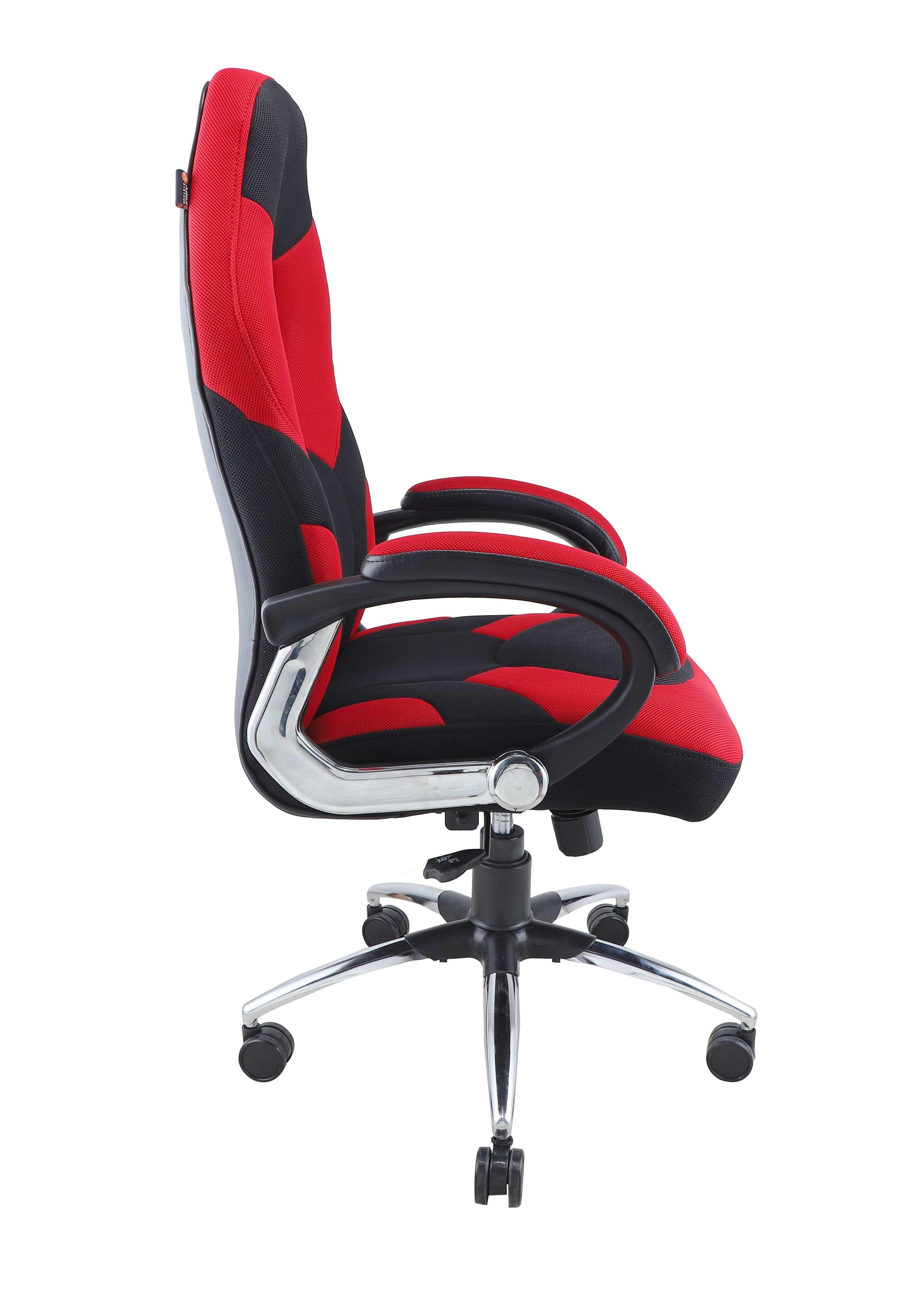 Adiko Breath Series - Front Breathable Mesh Fabric - Red / Black - Ouch Cart