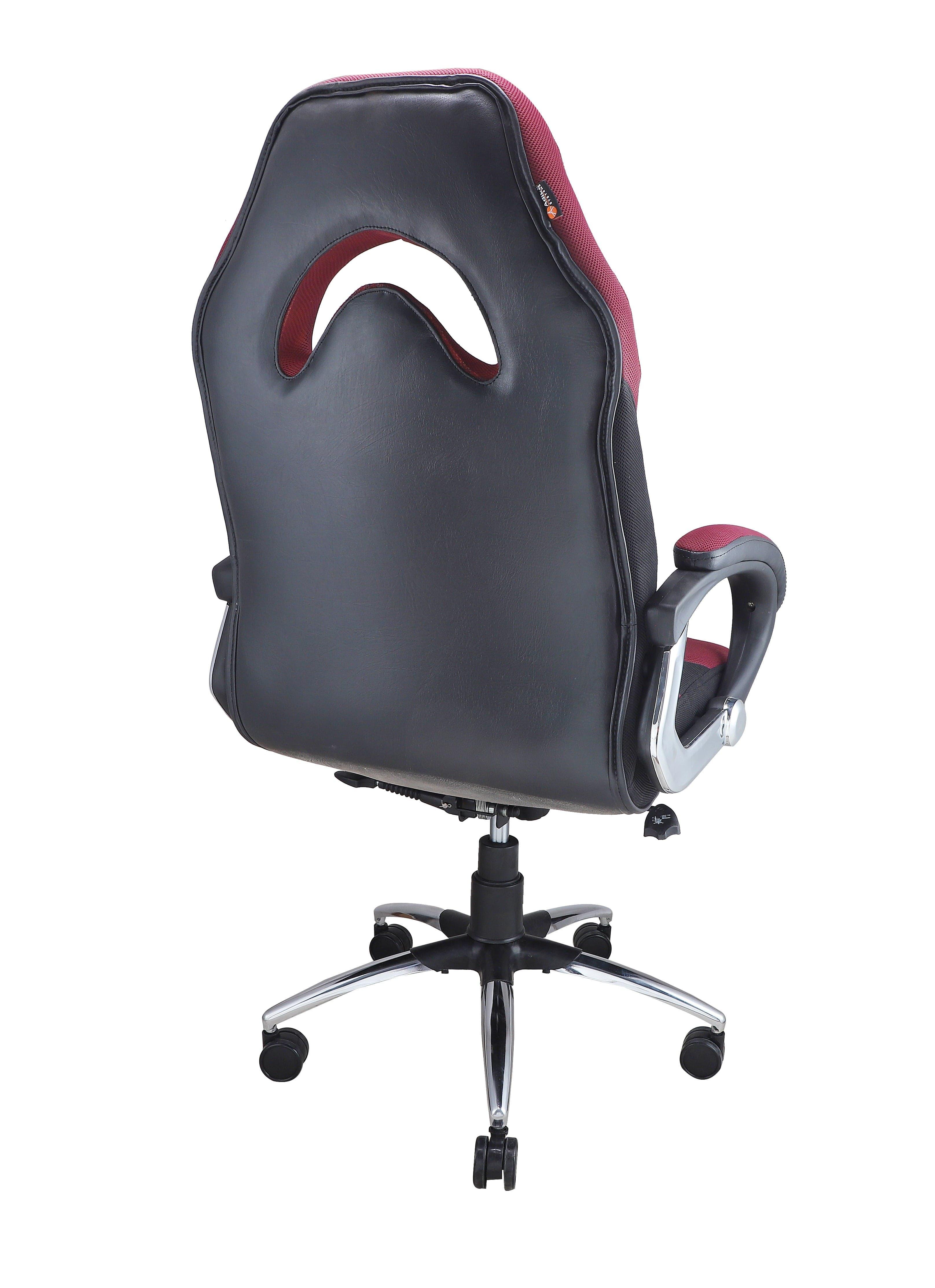 Adiko Breath Series - Front Breathable Mesh Fabric - Maroon / Black - Ouch Cart