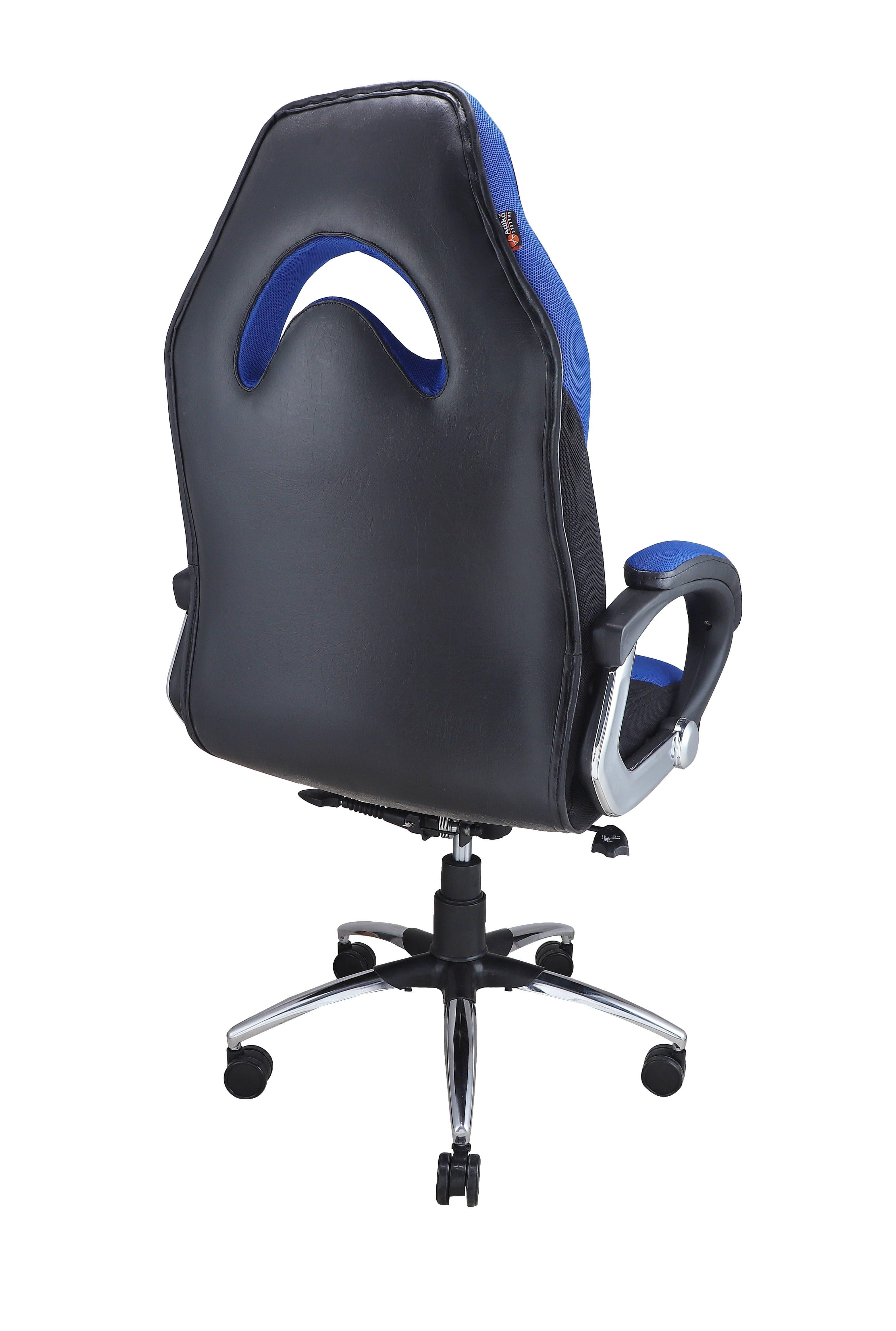 Adiko Breath Series - Front Breathable Mesh Fabric - Blue / Black - Ouch Cart