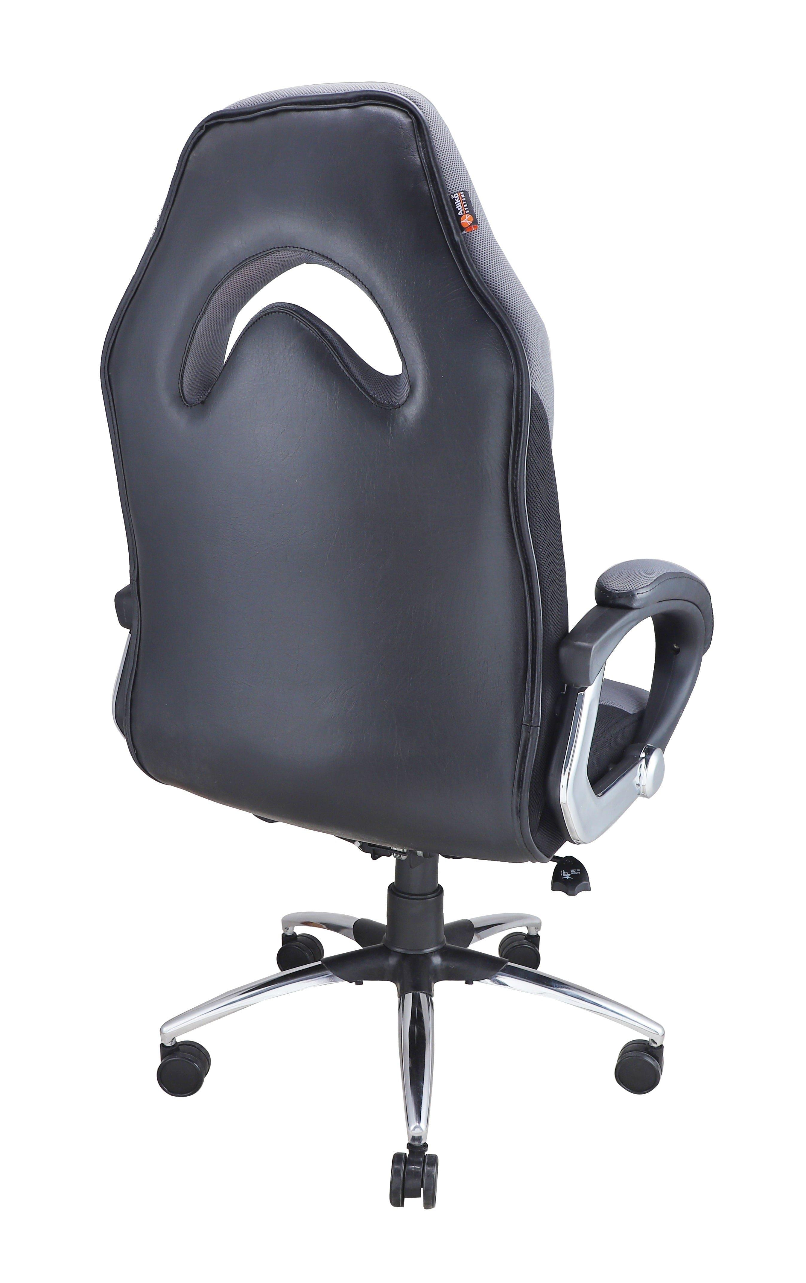 Adiko Breath Series - Front Breathable Mesh Fabric - Grey / Black - Ouch Cart