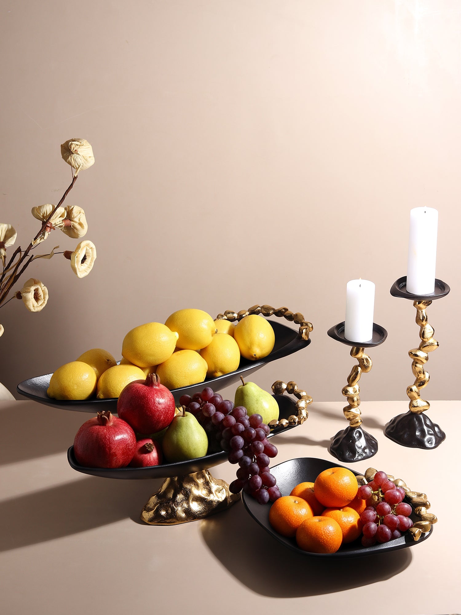 Stones Orivia Candle Holder Small M.M.I. OVERSEAS