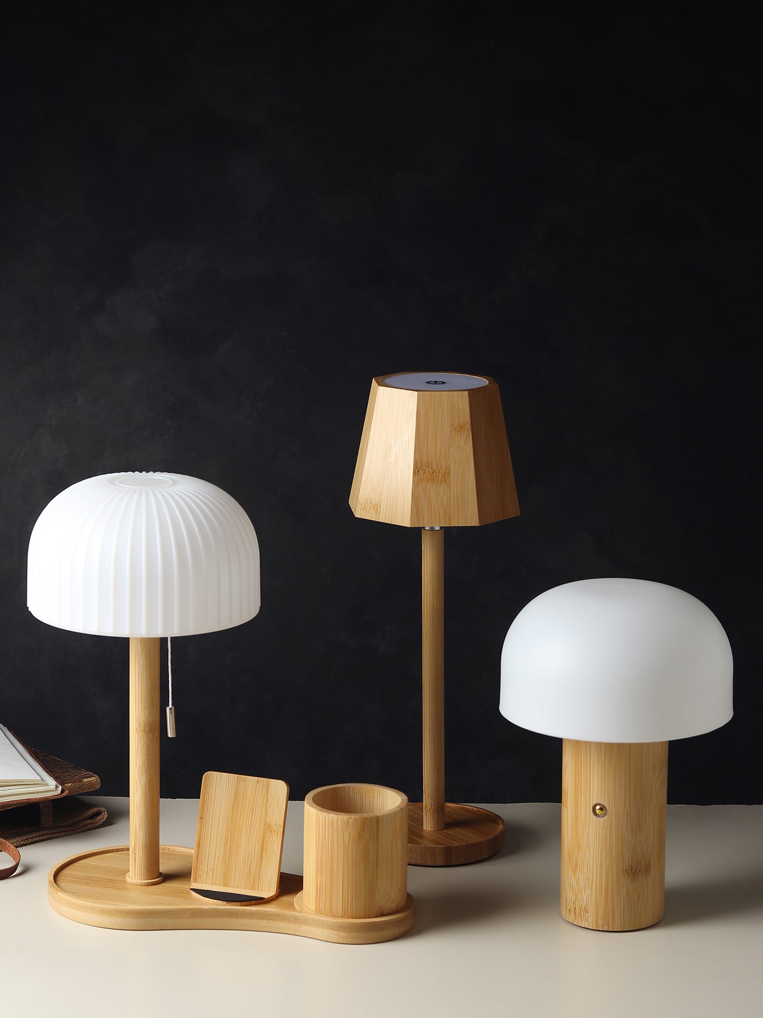 Mush Wood Study Lamp - OUCHCART | Study lamp
