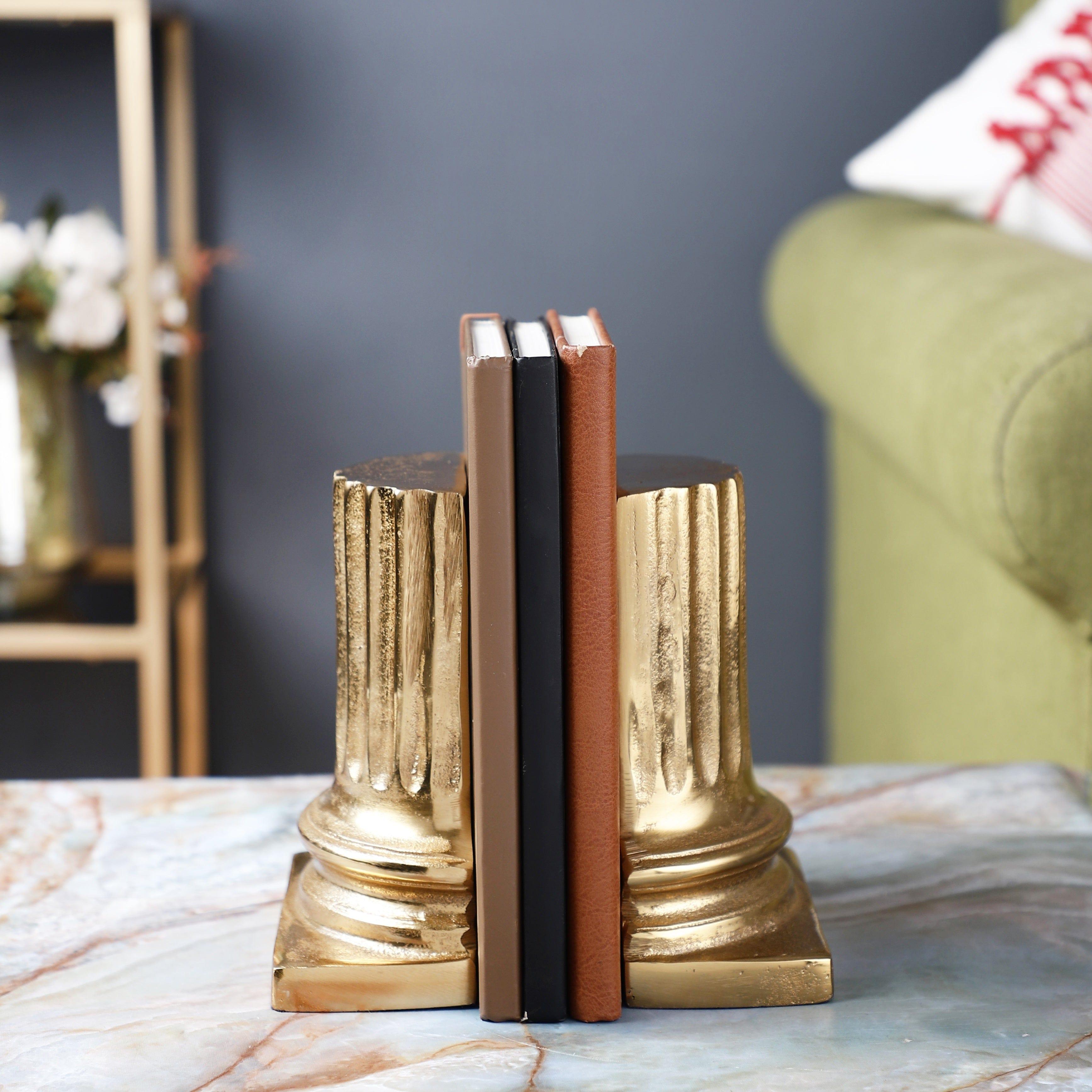 Gold Pillar Bookend - Ouch Cart