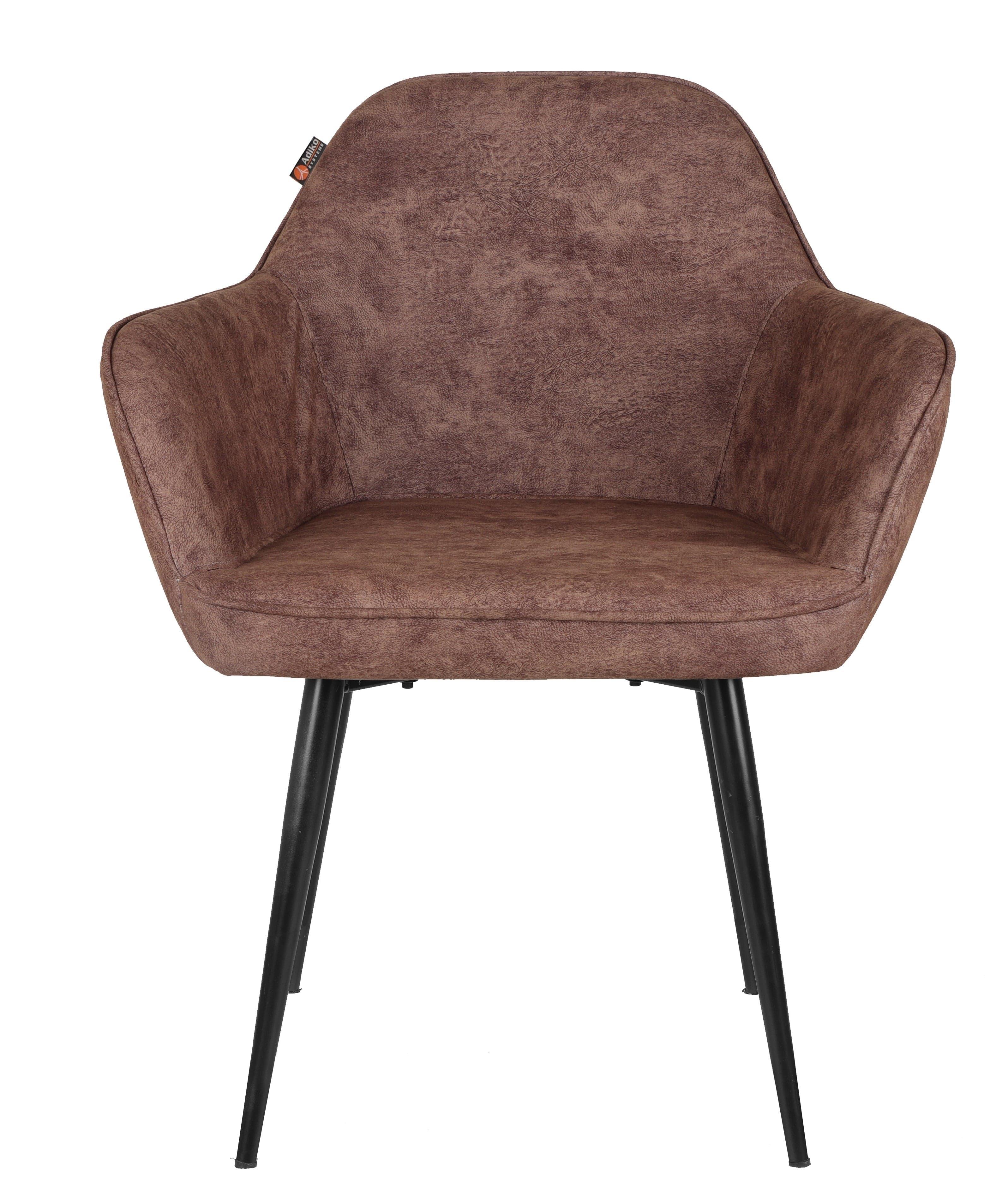 Adiko Lounge Chair Stool in Brown Color - Ouch Cart