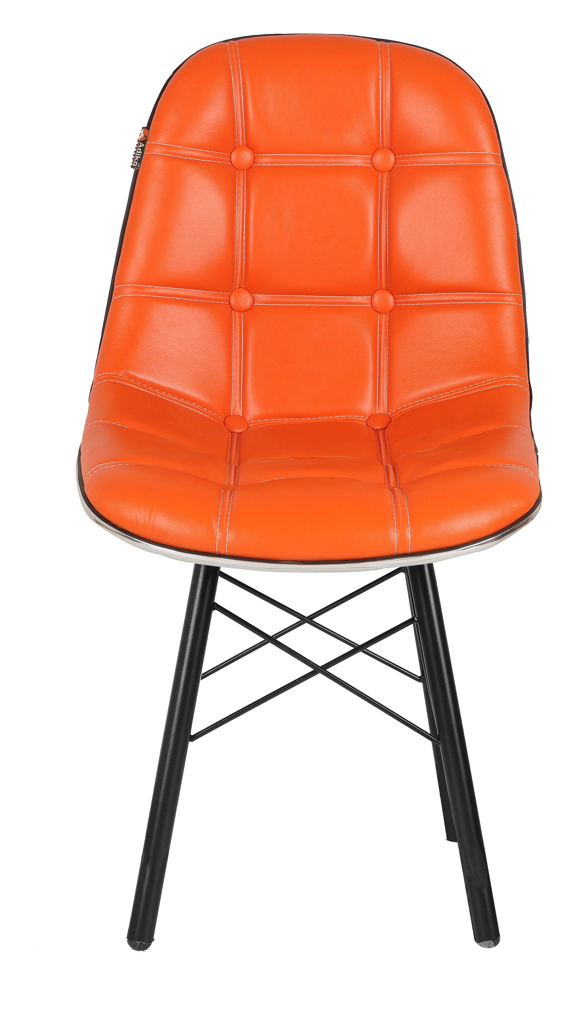 Adiko Lounge Stool in Orange - Ouch Cart