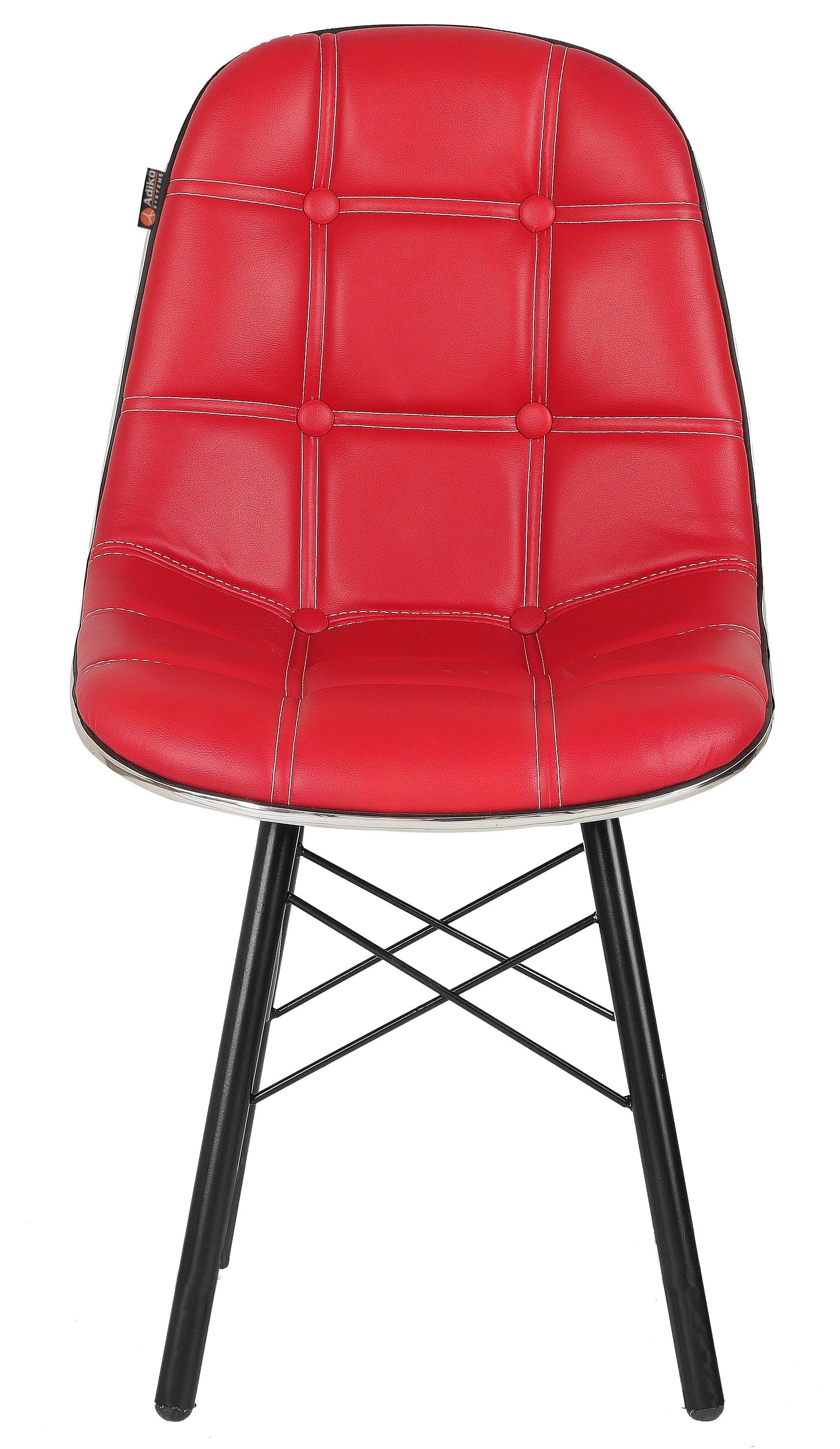 Adiko Lounge Stool in Red - Ouch Cart