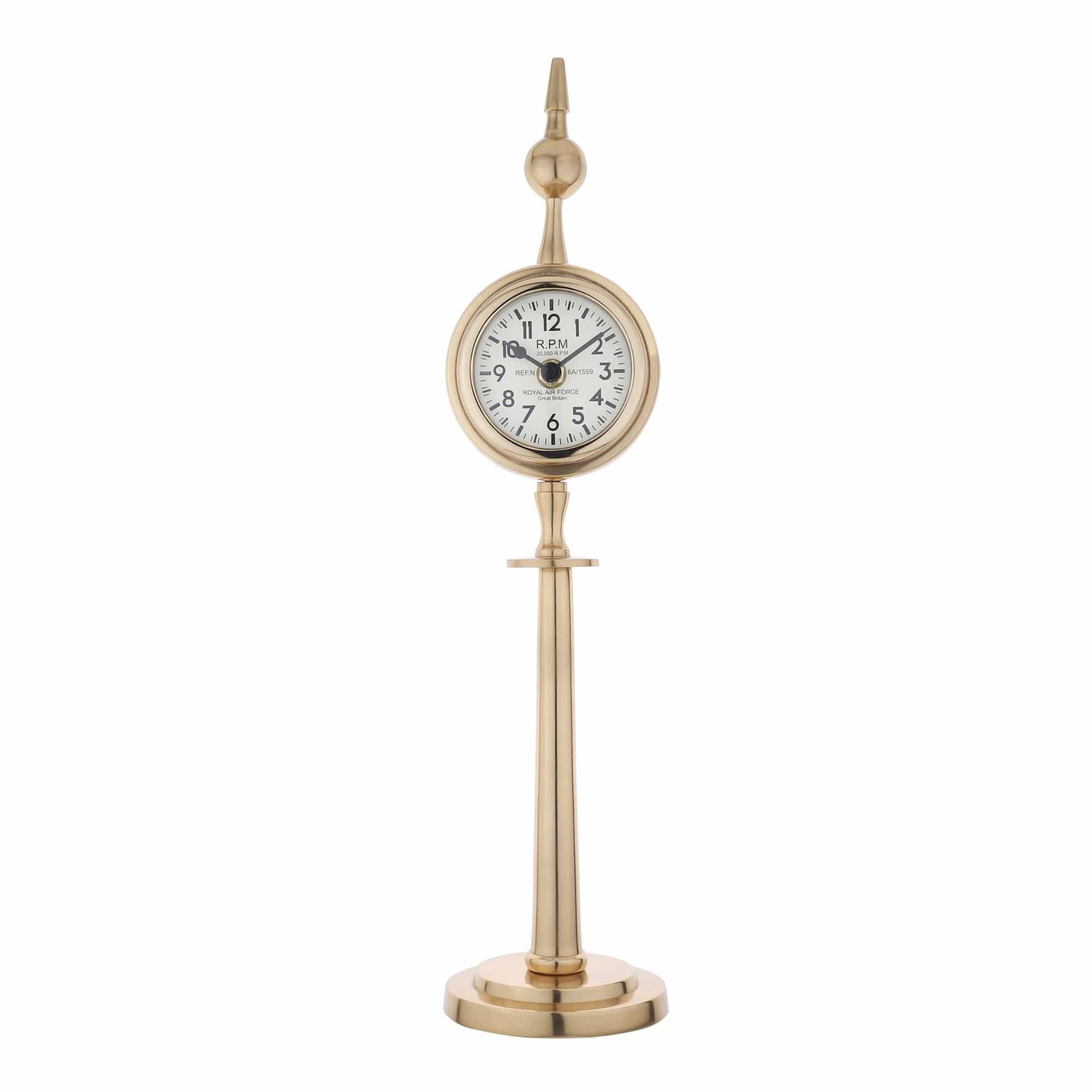 Majestic Spire Clock Gold - Ouch Cart