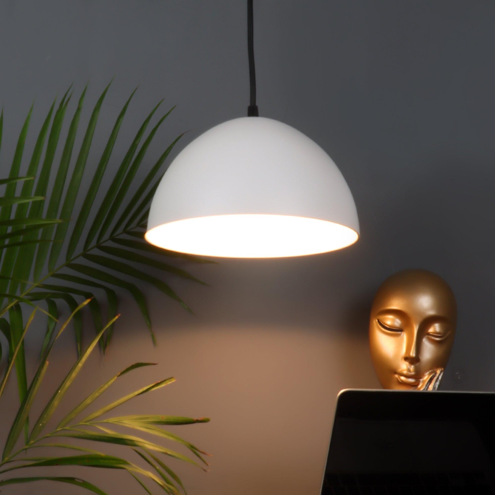 Hallway White Hanging Light by SS Lightings - Ouch Cart