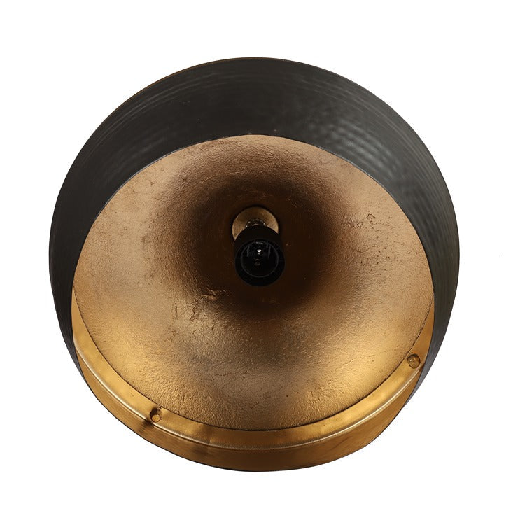 The "Vega Hanging light" by Décor de Maison in Gold & Black finish Ouch Cart