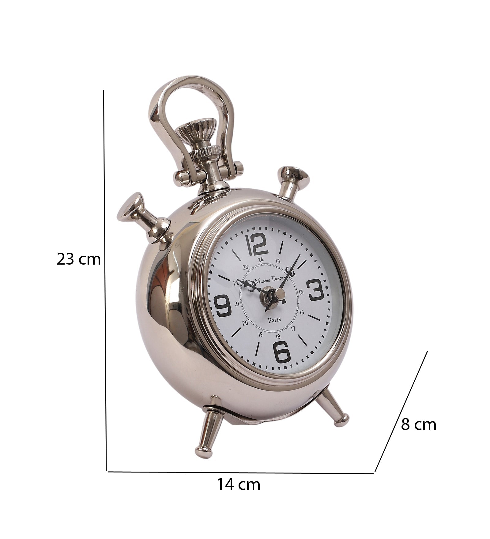 The Belvedere Table Clock M.M.I. OVERSEAS