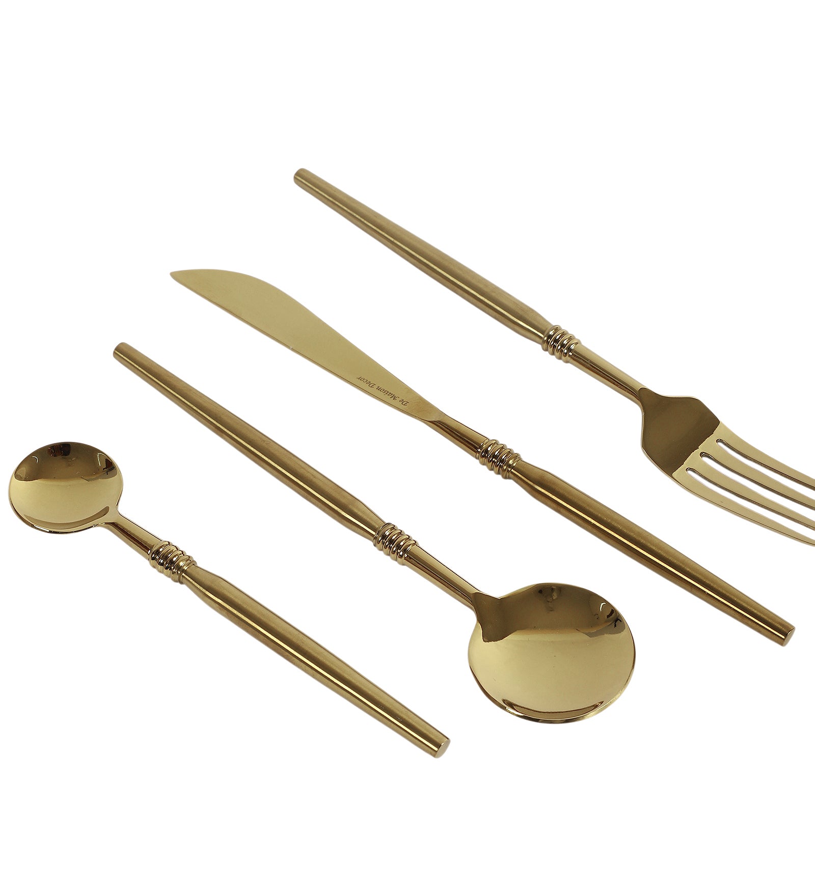 Juno Cutlery Set Gold M.M.I. OVERSEAS