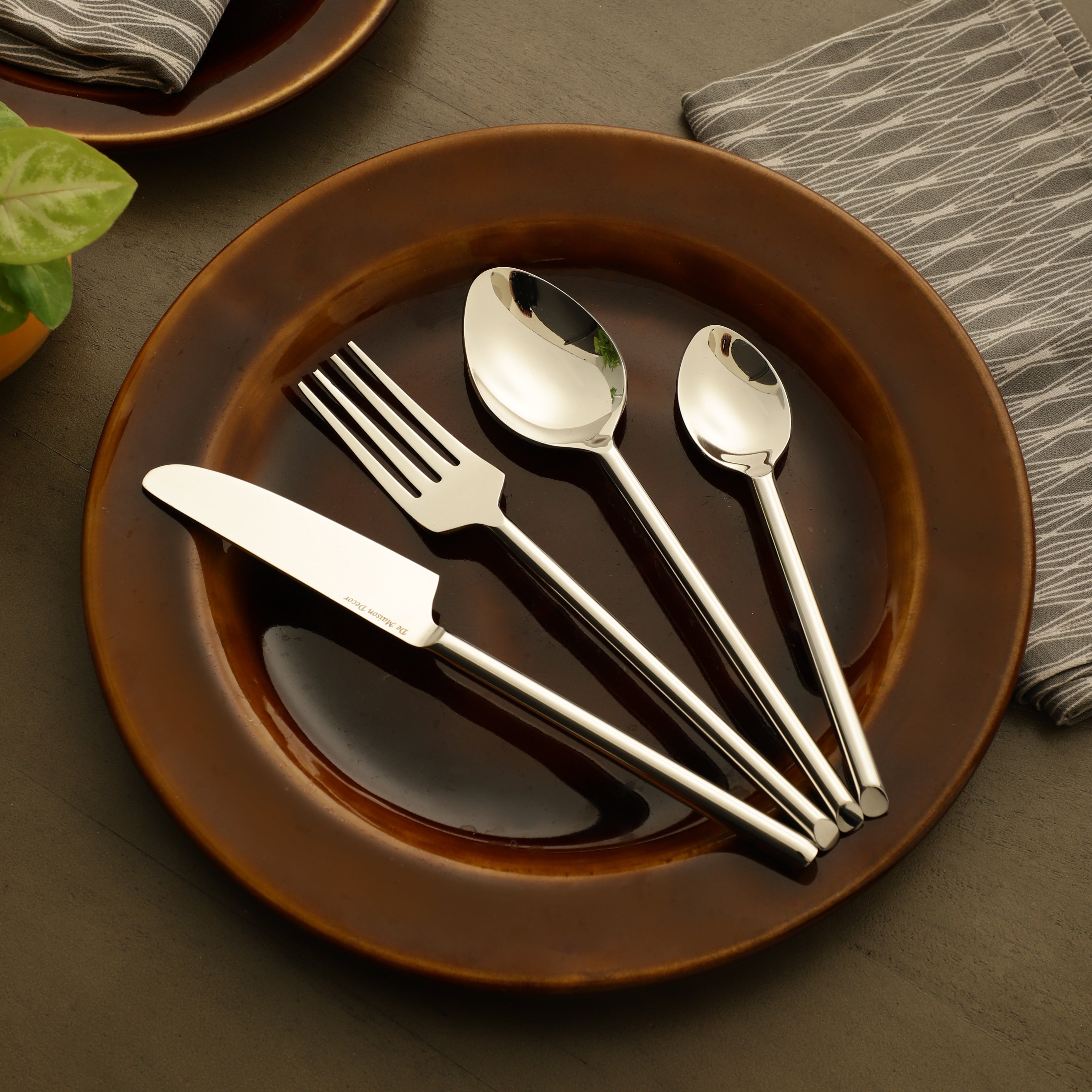 Sleek Cut Cutlery Set - OUCH CART | Kitchen & dining