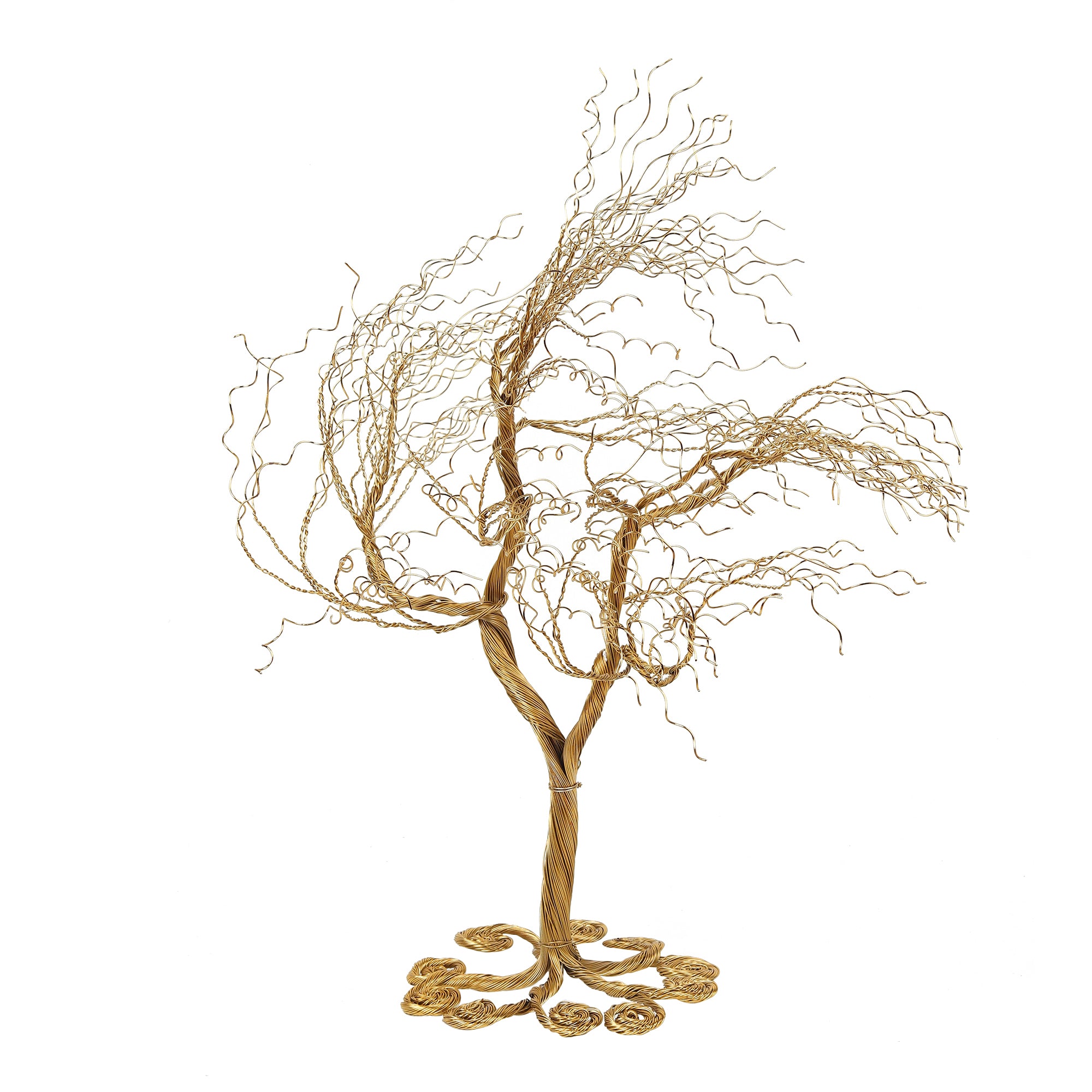 Breezy Branches Tree Sculpture in gold