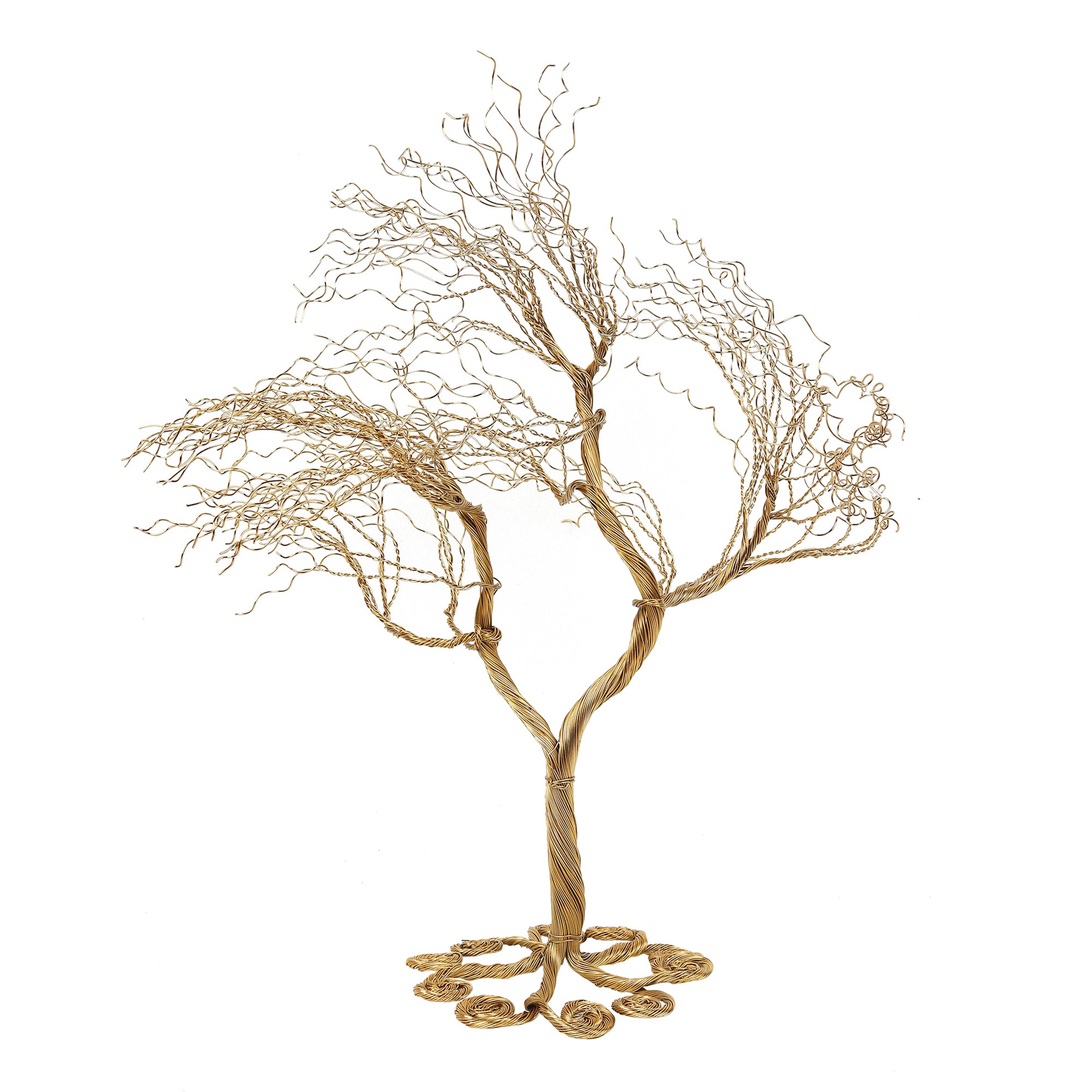Breezy Branches Tree Sculpture in gold - OUCHCART