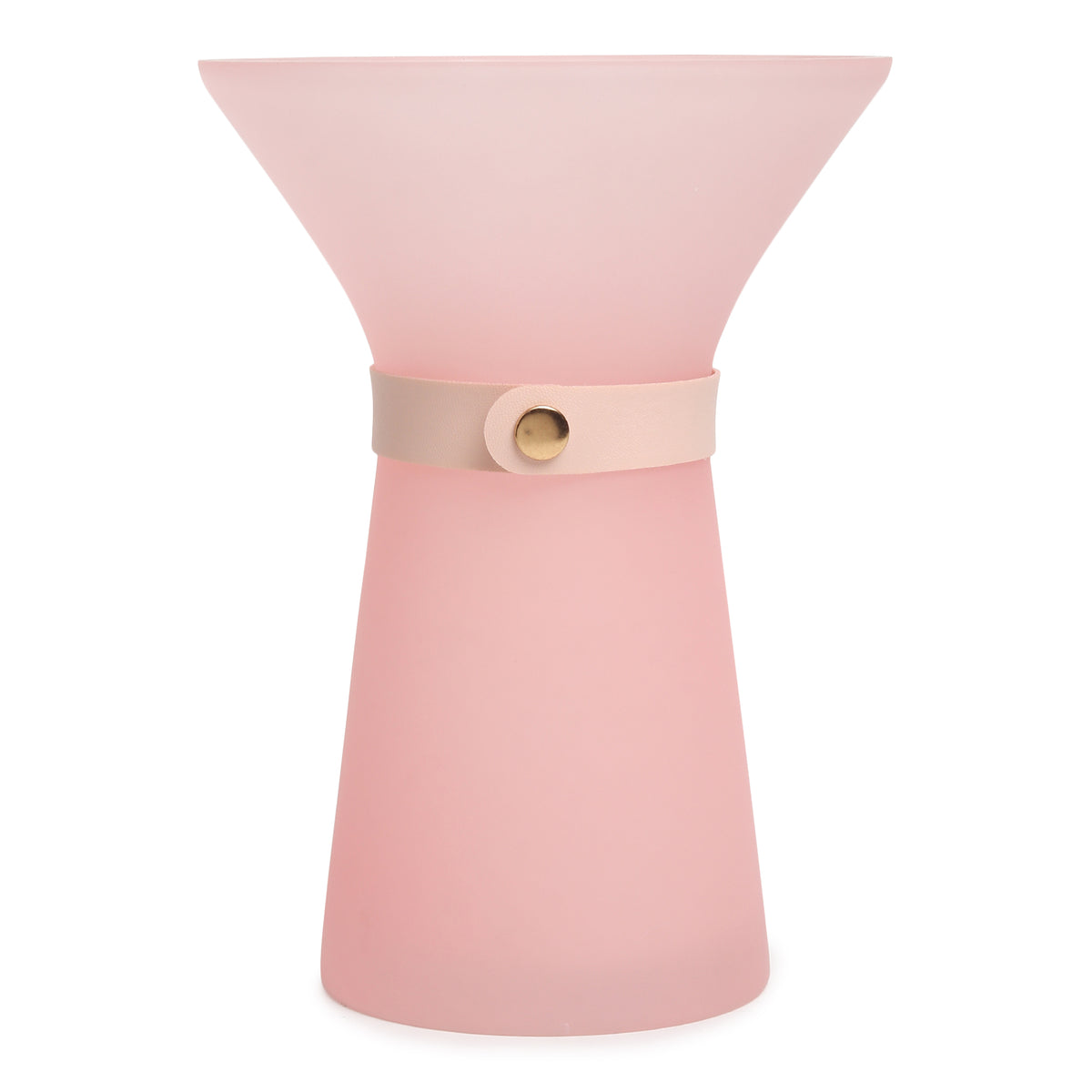 Rosette Bouquet Pink Crystal Vase - OUCHCART