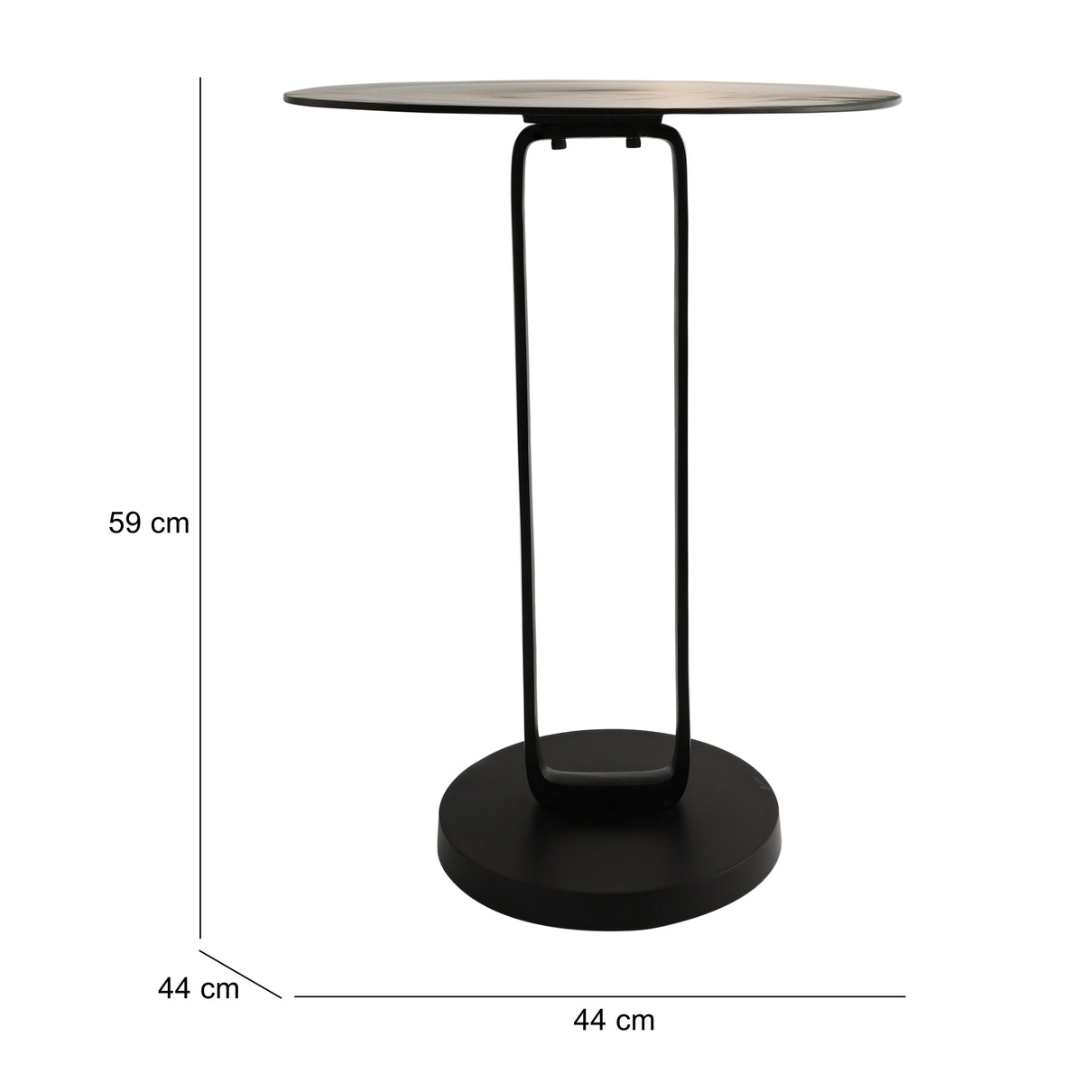 Irwin Obsidian Table M.M.I. OVERSEAS