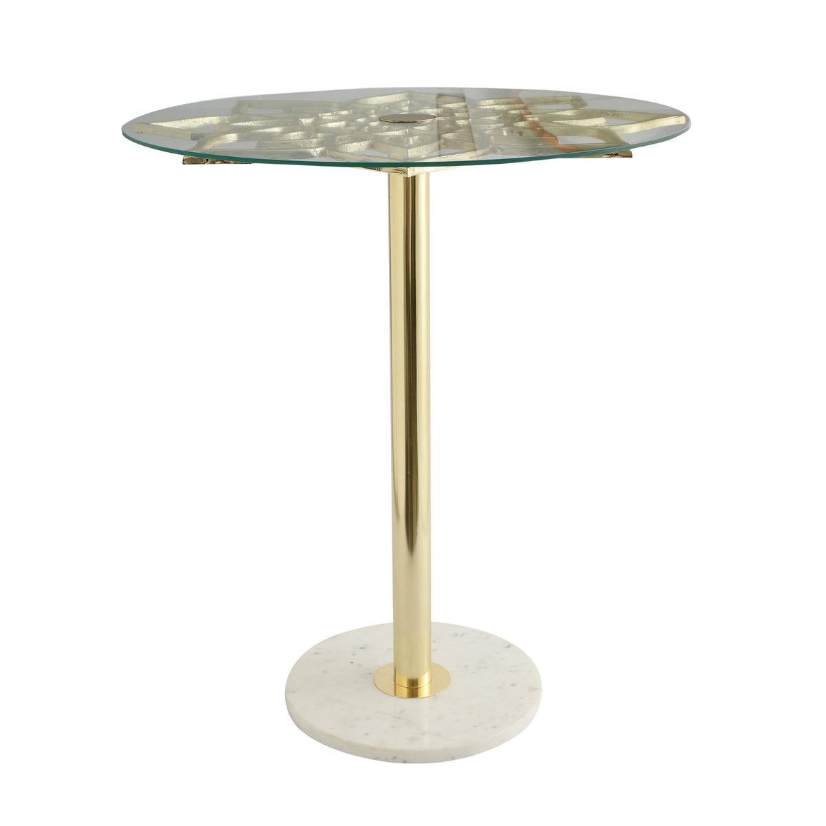 Eden's Flower - Gold Side Table M.M.I. OVERSEAS