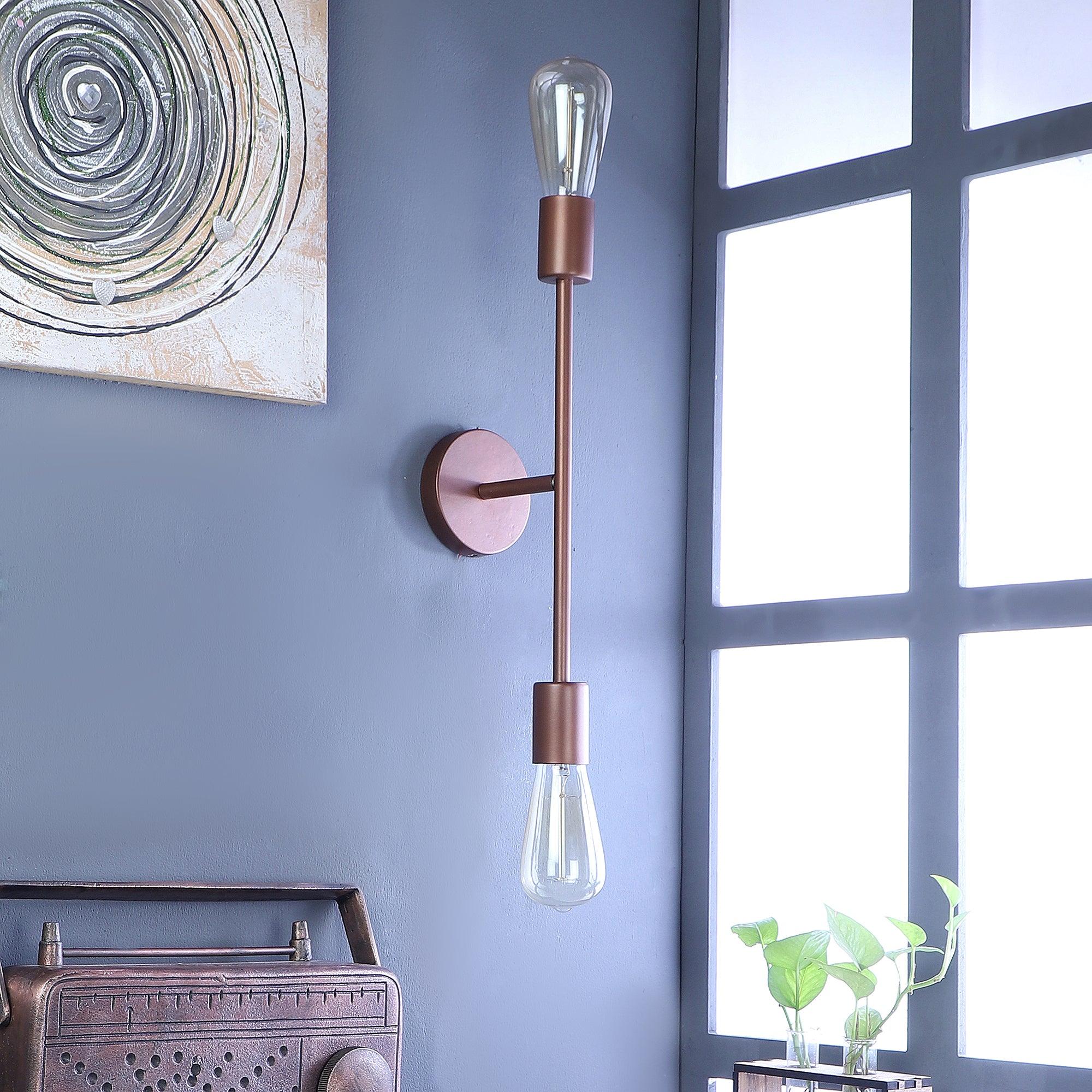 Filo Copper Metal Wall Light by SS Lightings - Ouch Cart