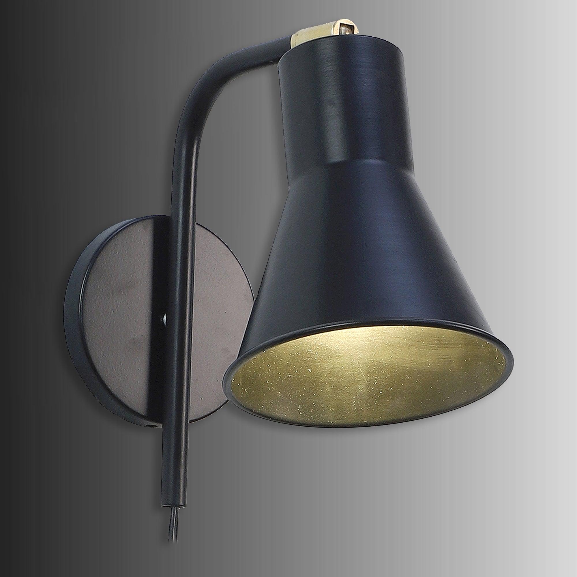 Gilbert Black Metal Wall Light by SS Lightings - Ouch Cart