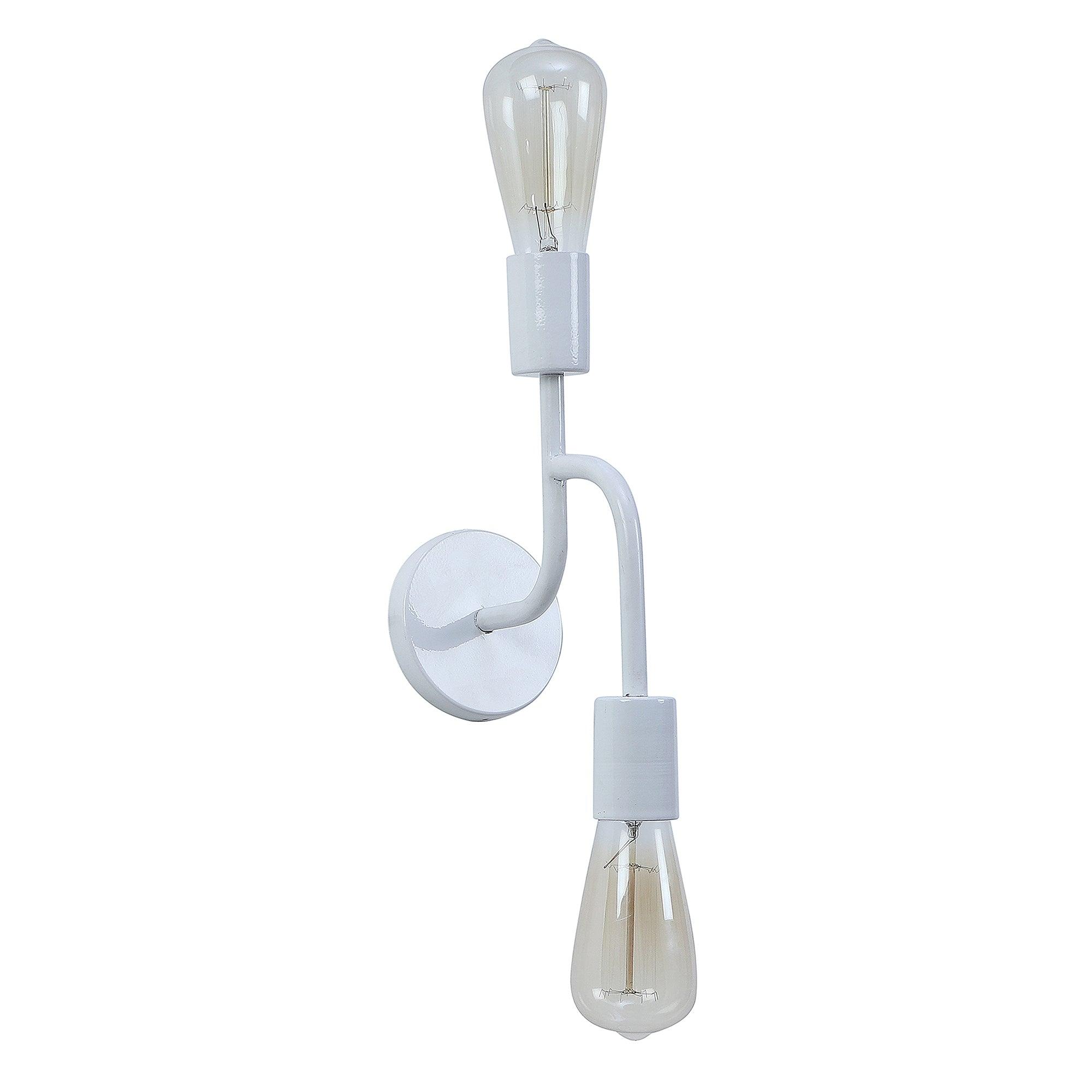 Flute White Metal Wall Light by SS Lightings - Ouch Cart