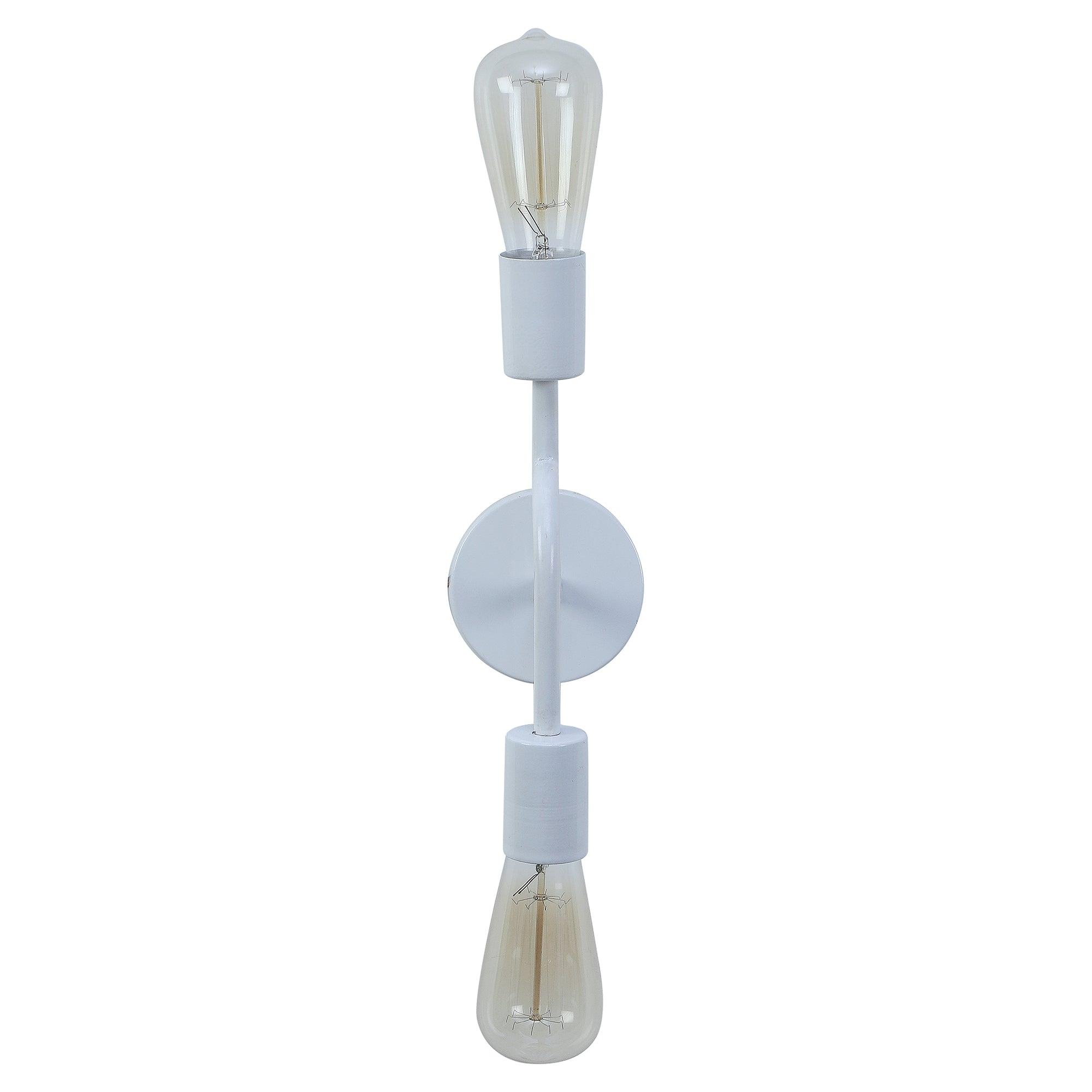 Flute White Metal Wall Light by SS Lightings - Ouch Cart