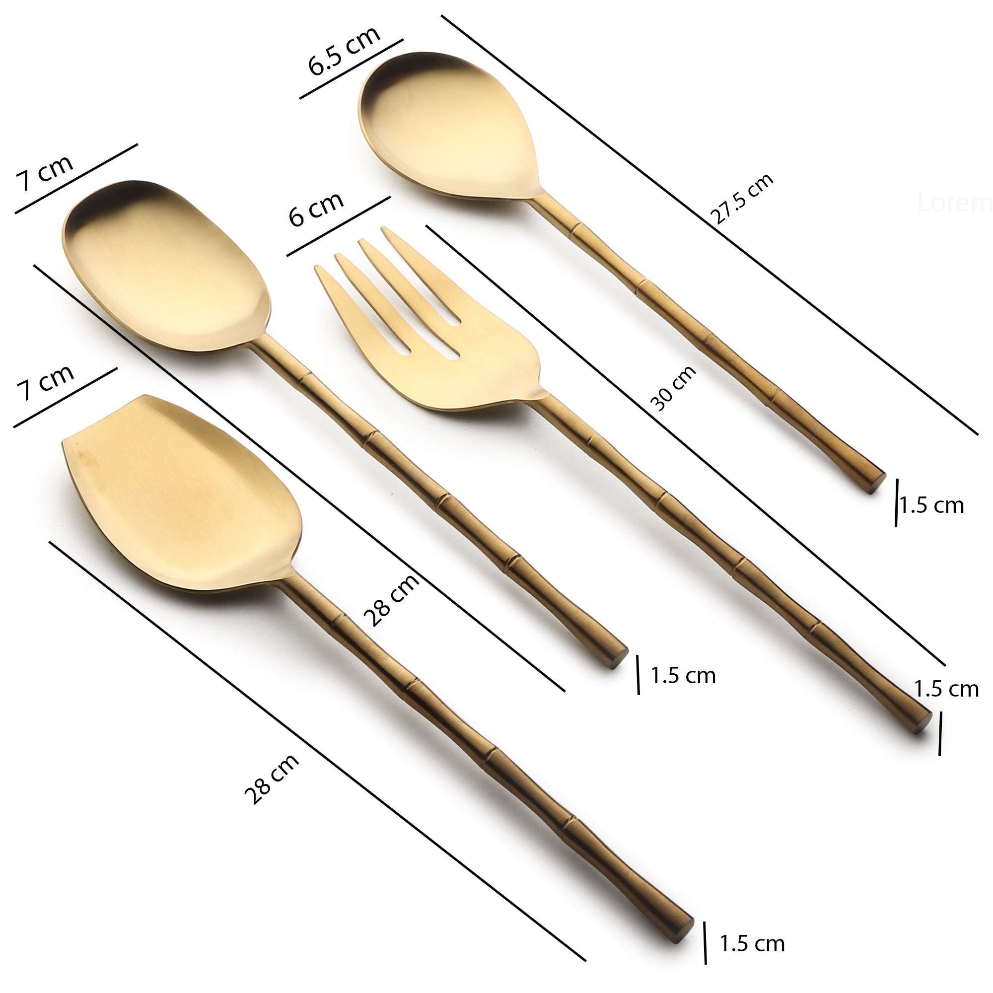 Bamboo Elegance Serving Set M.M.I. OVERSEAS