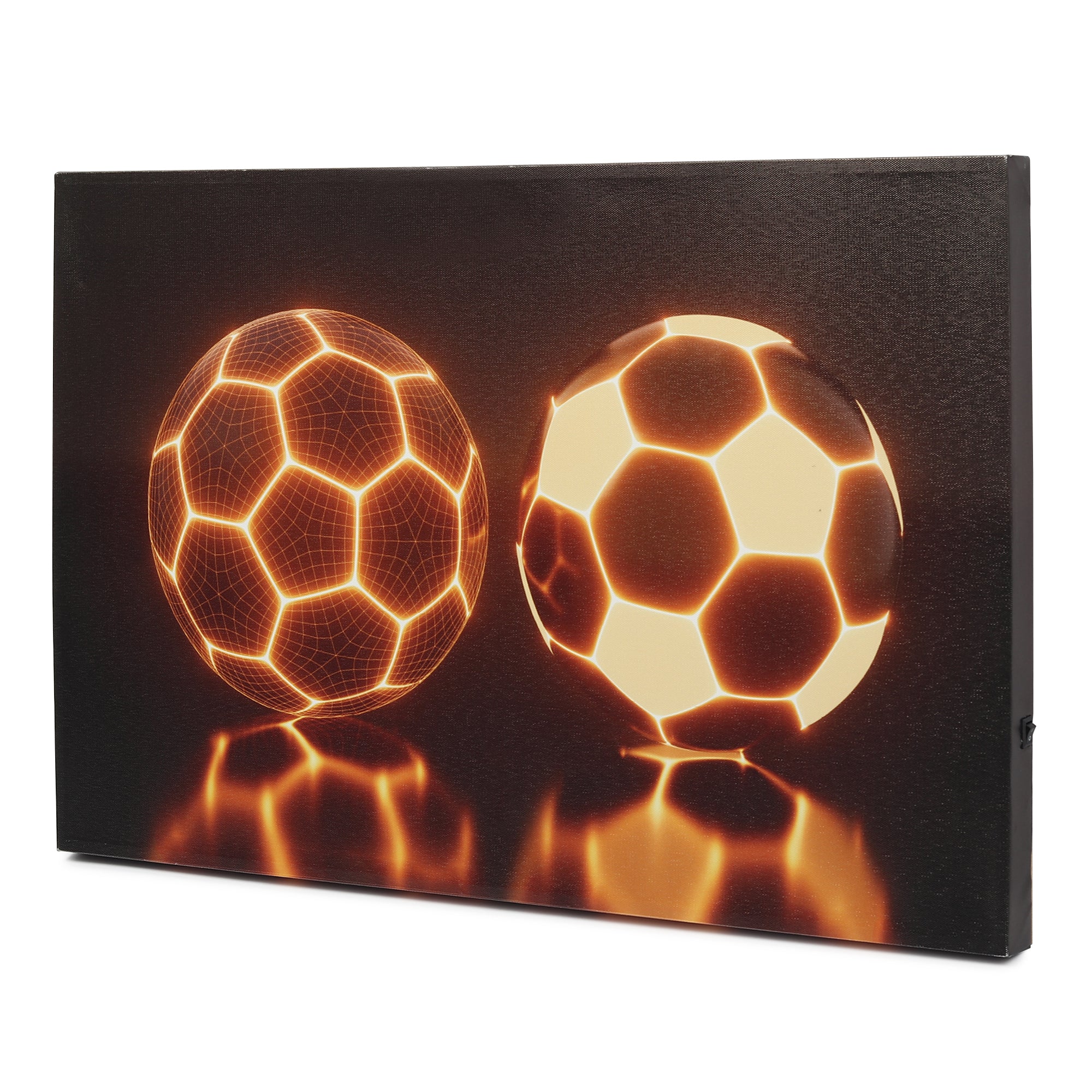 Soccer Ablaze LED Wall Art