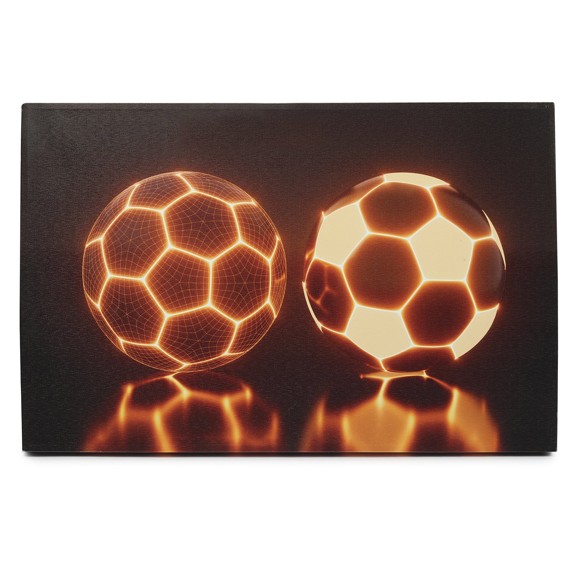 Soccer Ablaze LED Wall Art