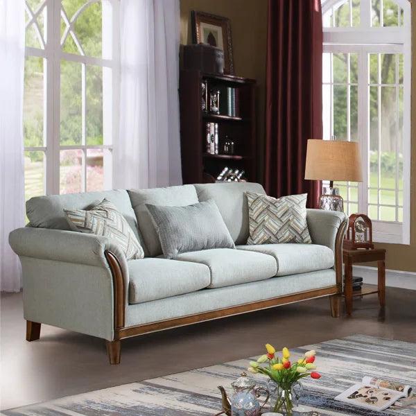 Sonma Droll Upholstered Sofa - Ouch Cart