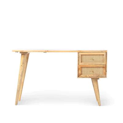 Joury Rattan Study Table - Ouch Cart