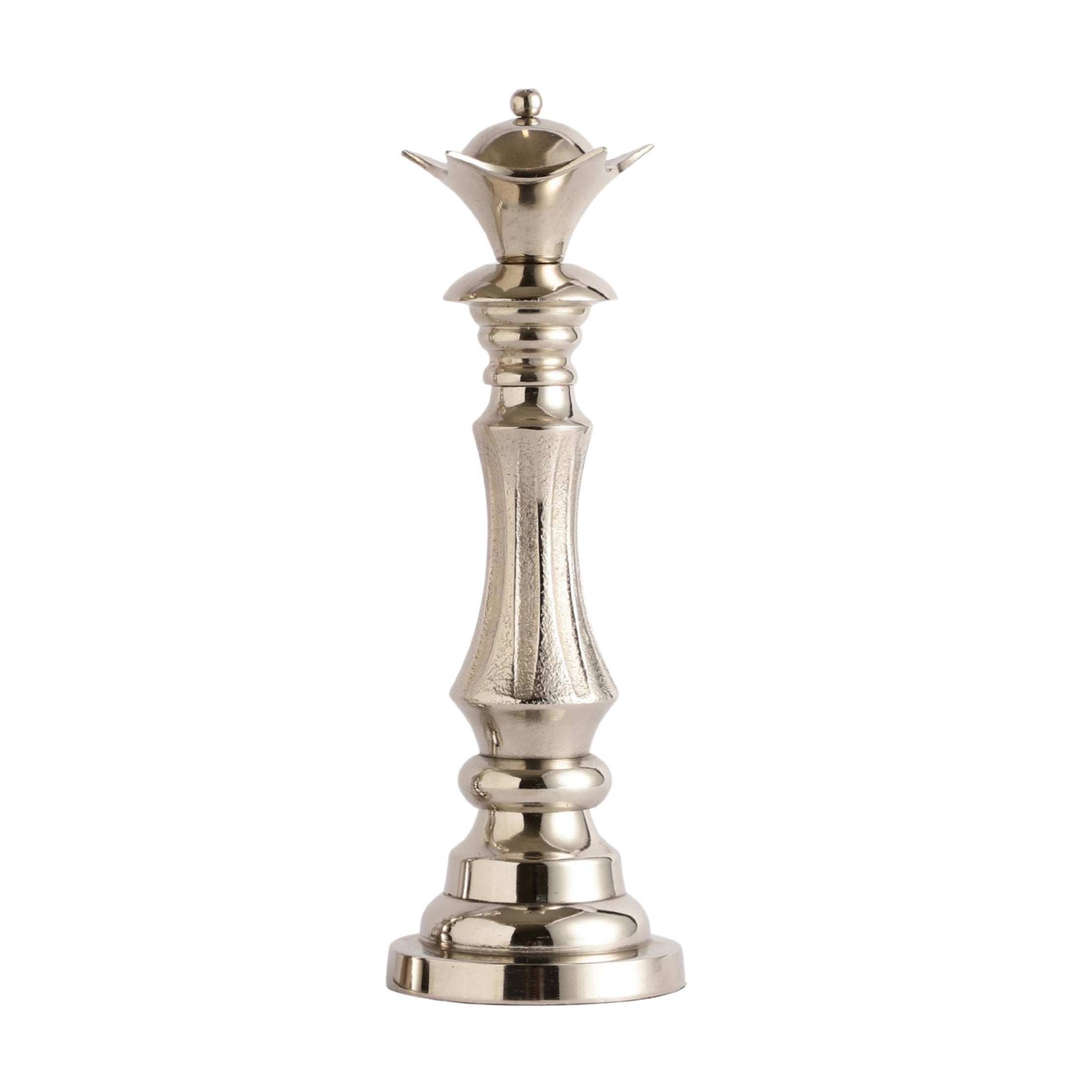Victoris Silver Set of King and Queen Chess - OUCHCART | Chess