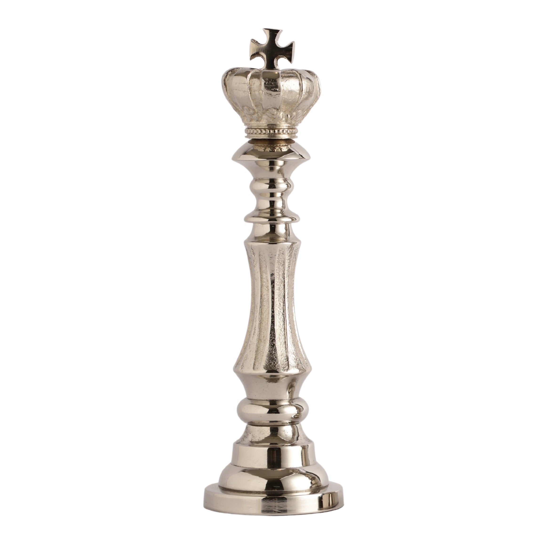 Victoris Silver Set of King and Queen Chess M.M.I. OVERSEAS