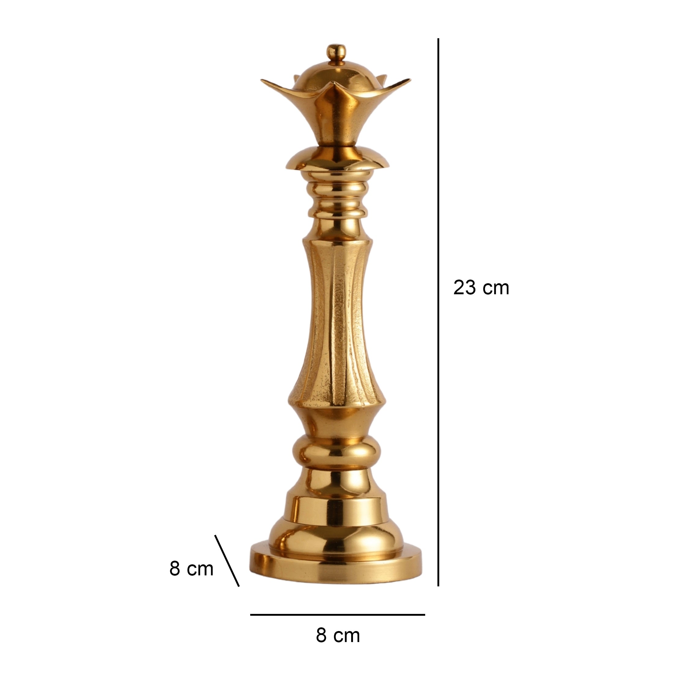 Victoris Gold Set of King and Queen Chess - OUCHCART | Chess