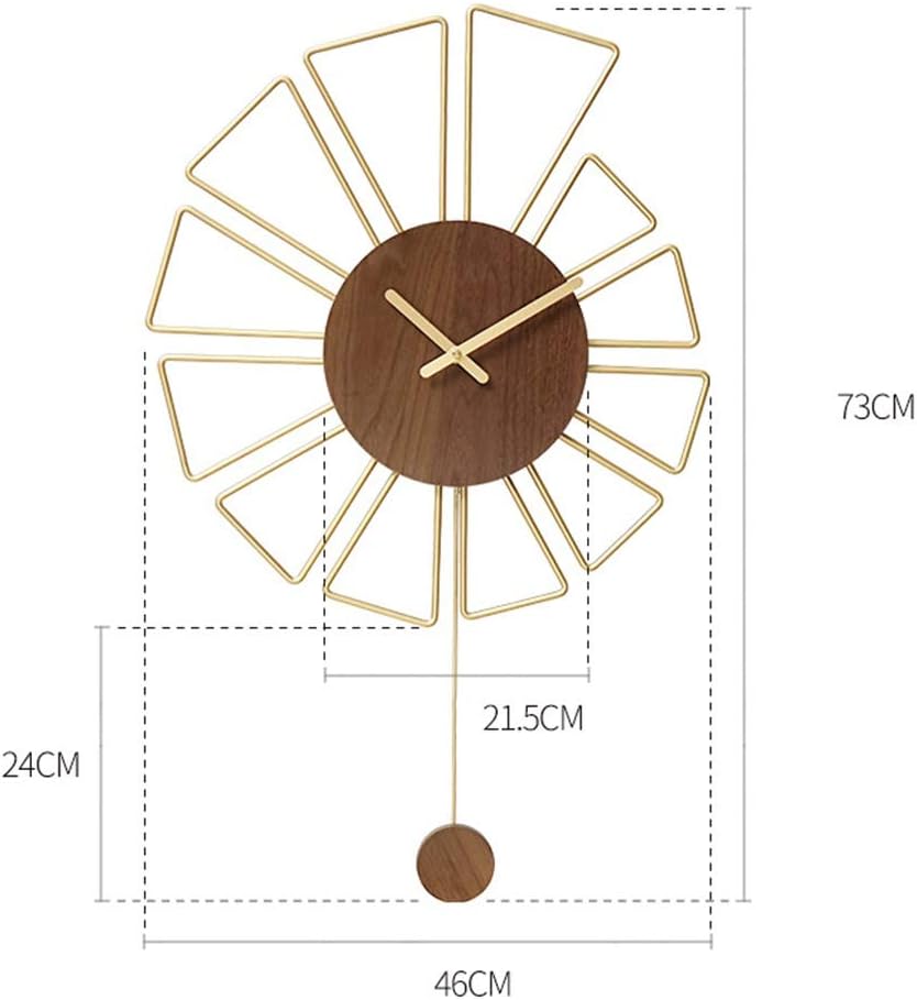 Tringle Pendiulum Wall Clock N.R.HOMESDECOR