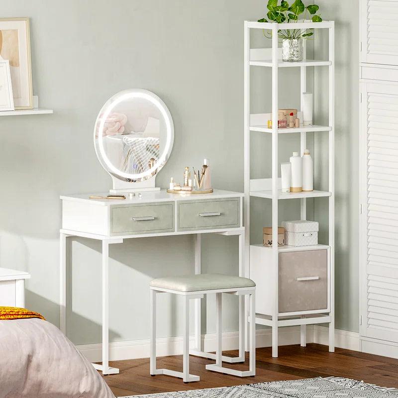 Javiera Dressing Table with Mirror - Ouch Cart