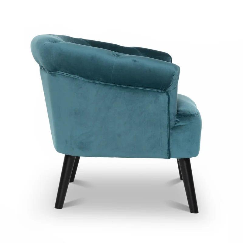 Isaacs Upholstered Chesterfield Chair - Ouch Cart | Armchair