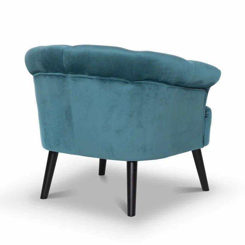 Isaacs Upholstered Chesterfield Chair - Ouch Cart