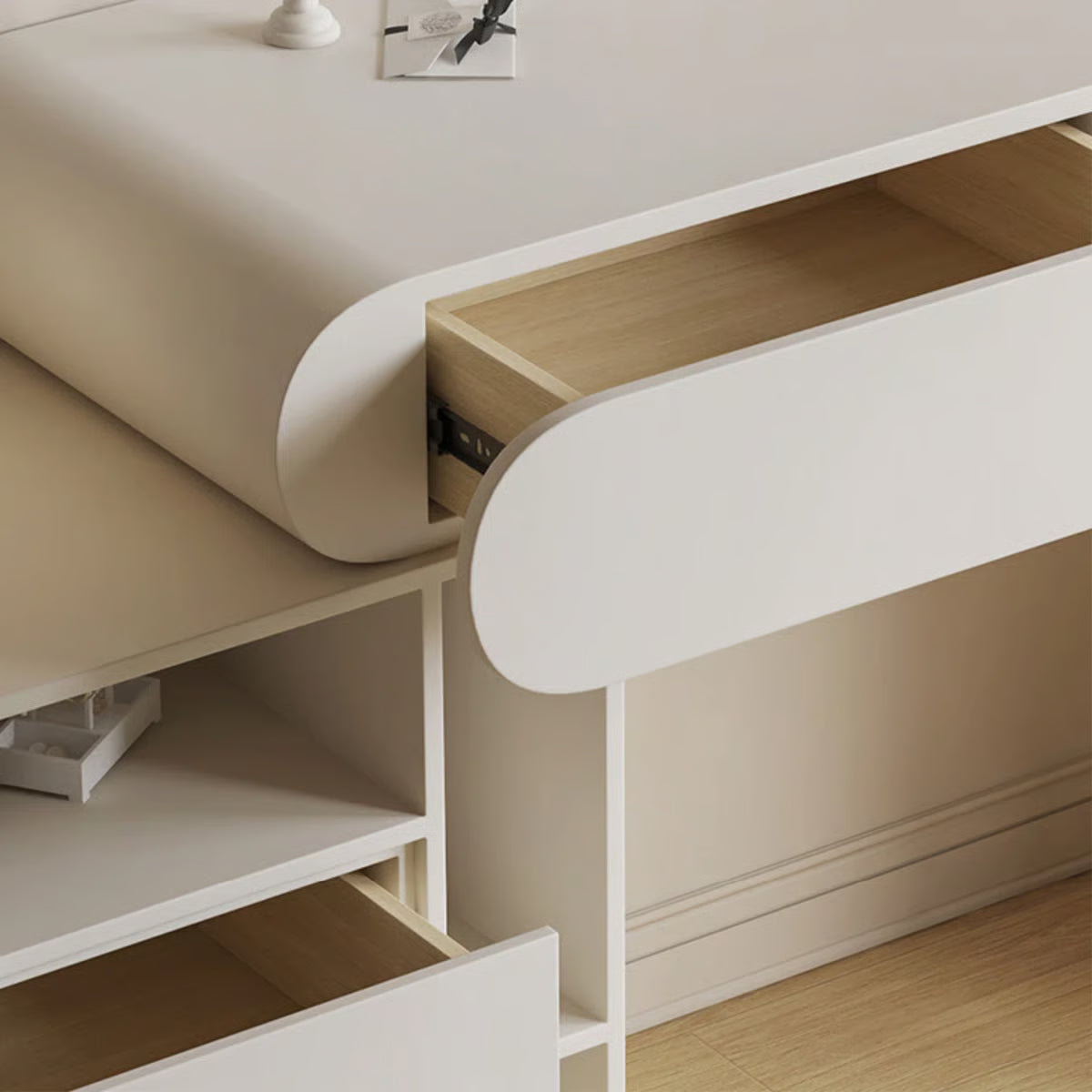 Elegant Isaian Vanity Desk – Ample Storage Space