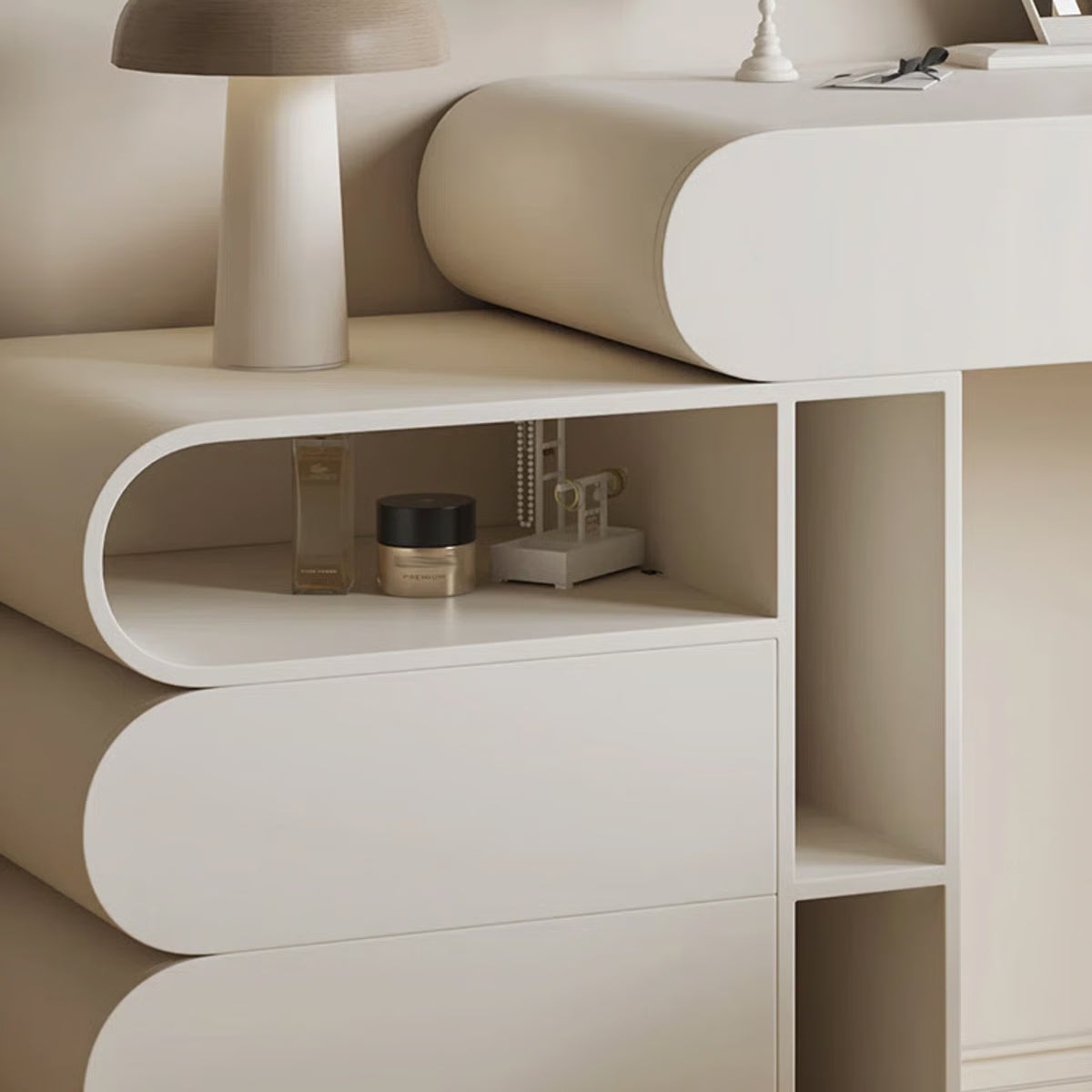 Elegant Isaian Vanity Desk – Ample Storage Space