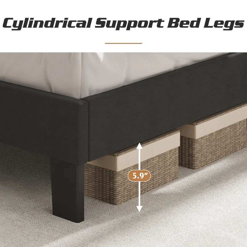 Issi Upholstered Bed OUCH CART