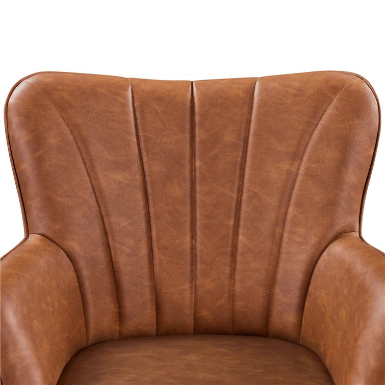Jacquiline Wide Tufted Armchair