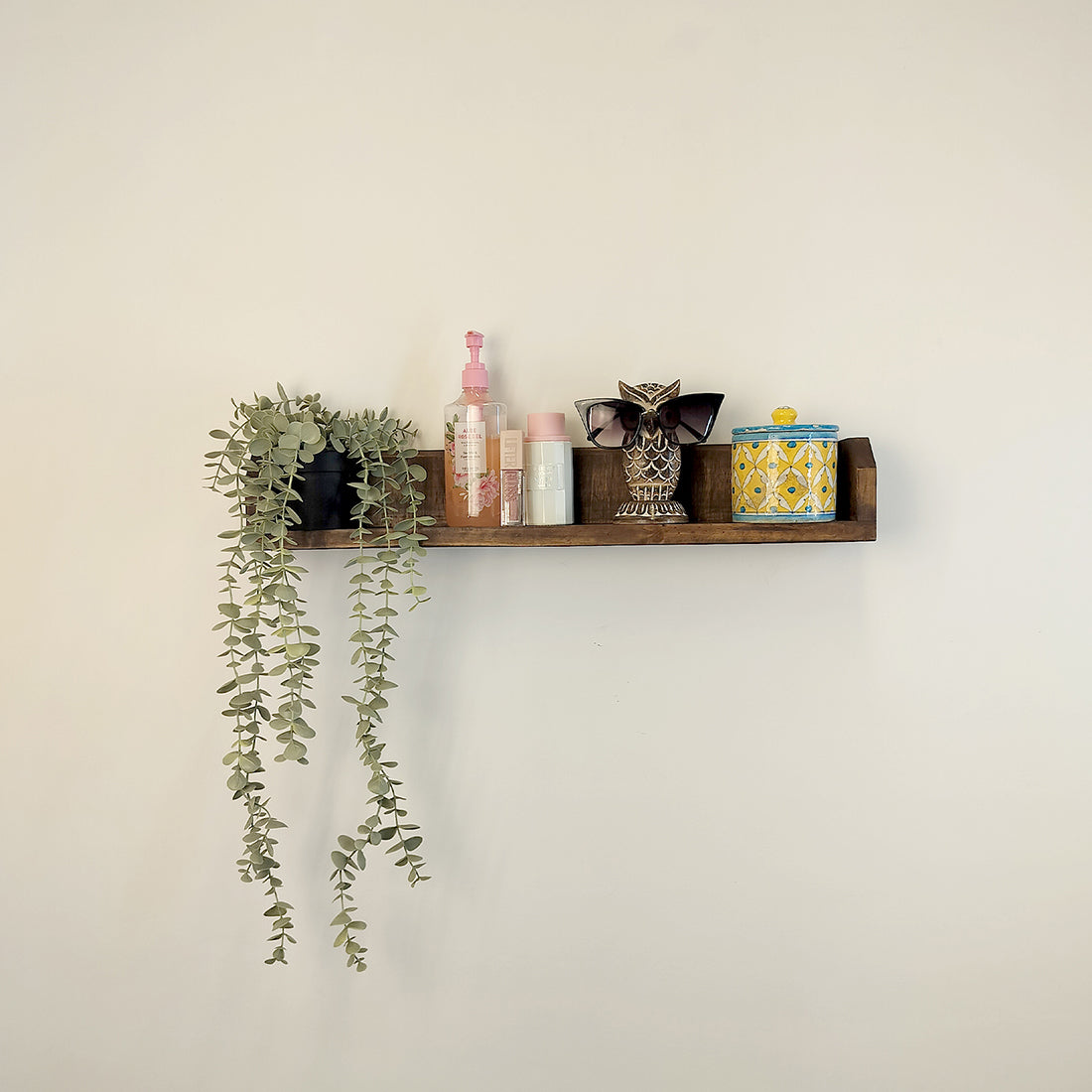 Jean Wooden Wall Shelf Organiser - OUCH CART | Wall shelve