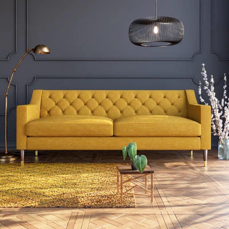 Kalida 3 Seater Upholstered Sofa - Ouch Cart