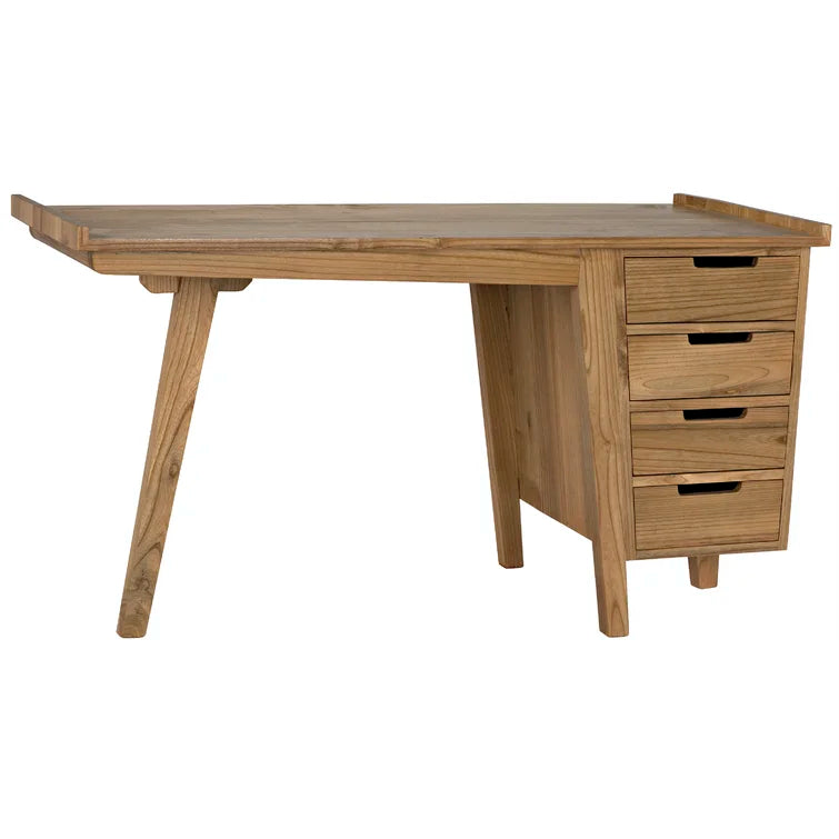 Solid Wood Writing Desk ouch cart
